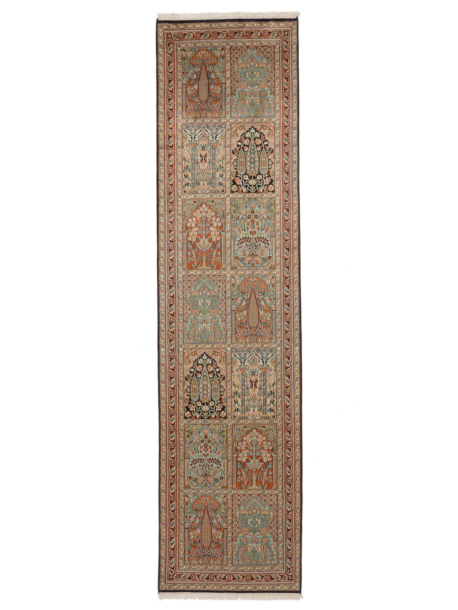 Kashmir &auml;kta silke Matta 79x320