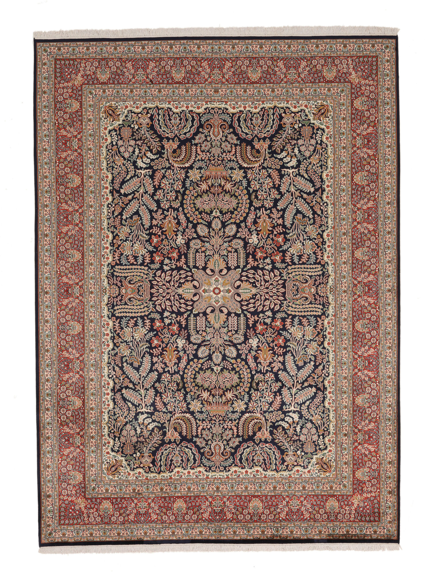 Kashmir &auml;kta silke Matta 220x306