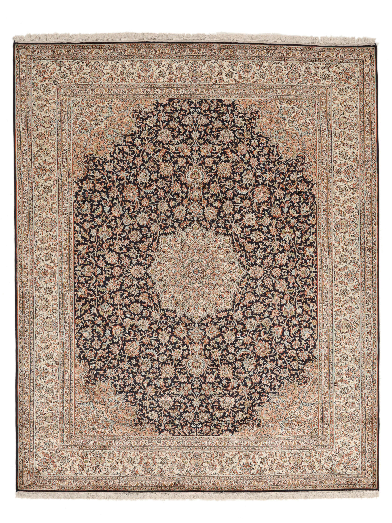 Kashmir äkta silke Matta 203x254