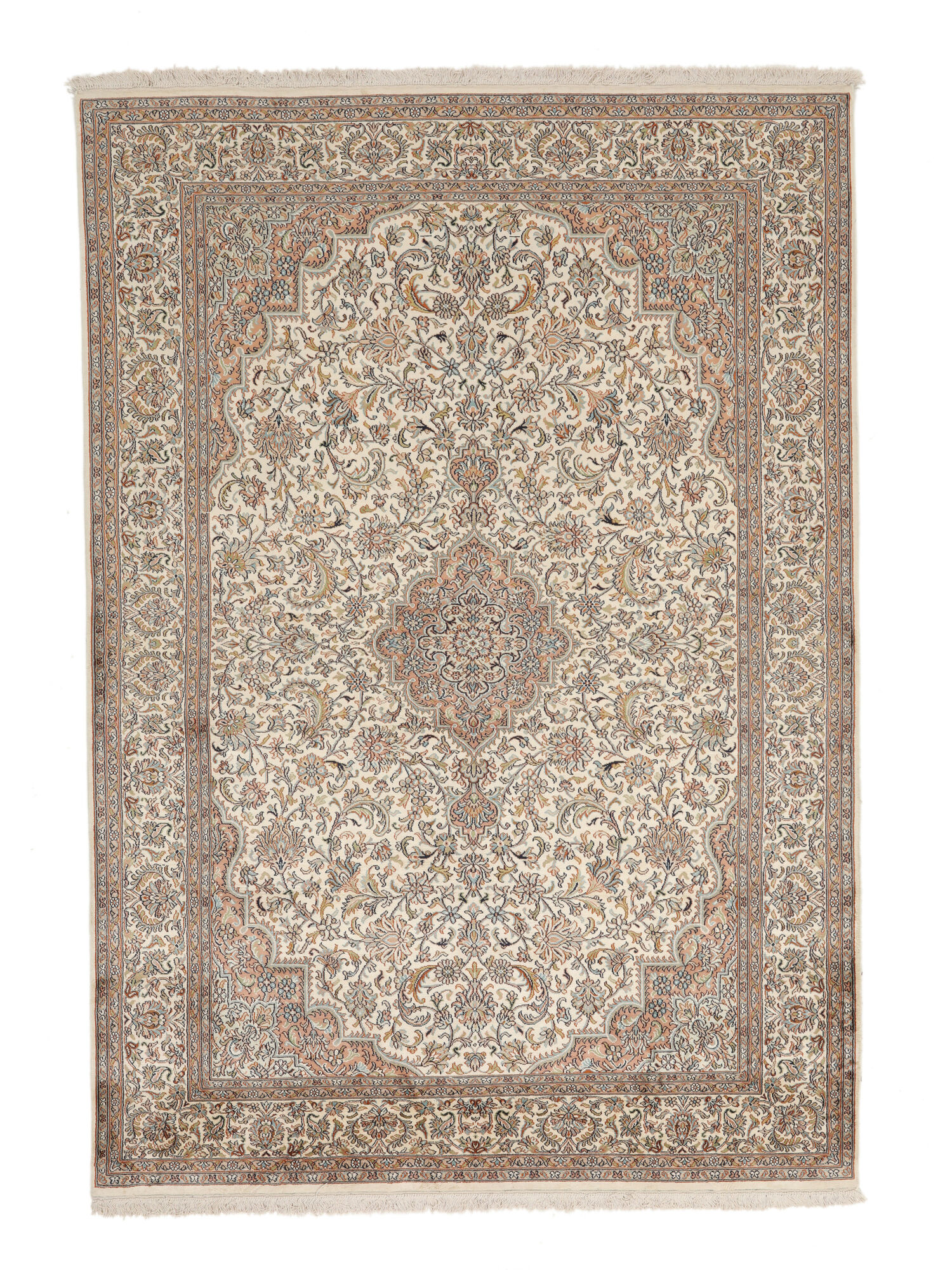 
    Kashmir pure silk - Brown - 170 x 244 cm
  