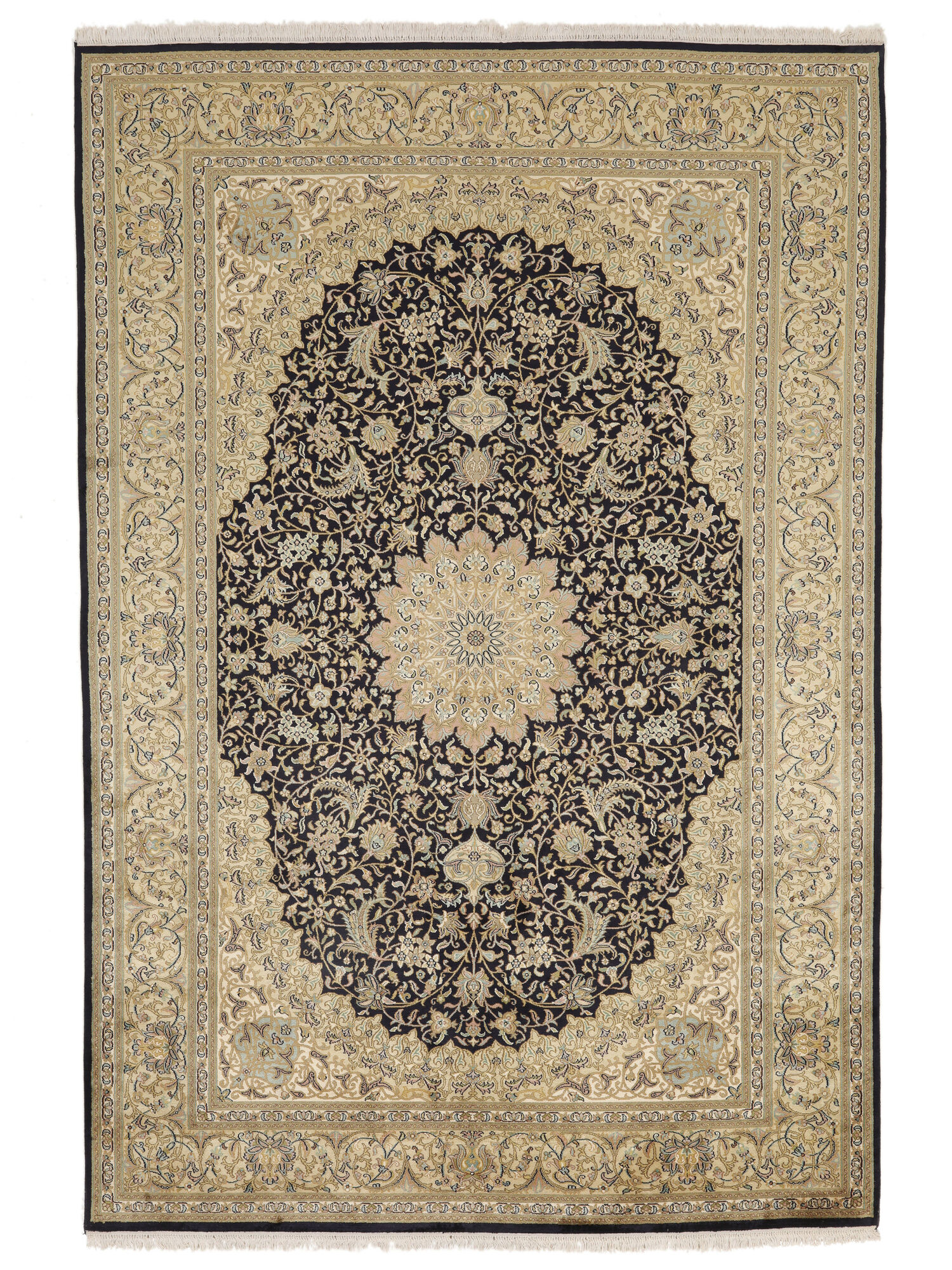 Kashmir äkta silke Matta 186x275