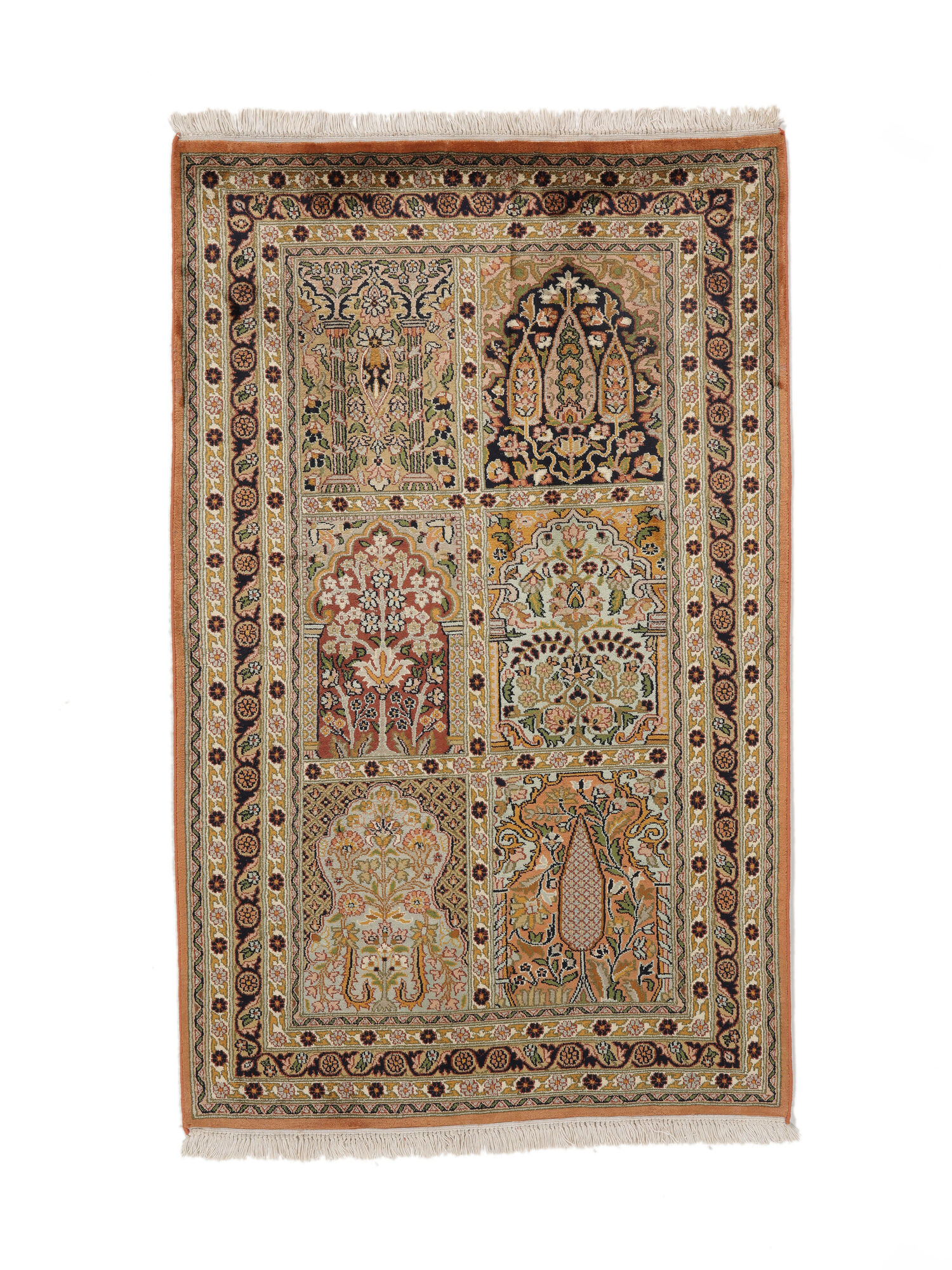
    Kashmir pure silk - Brown - 80 x 129 cm
  