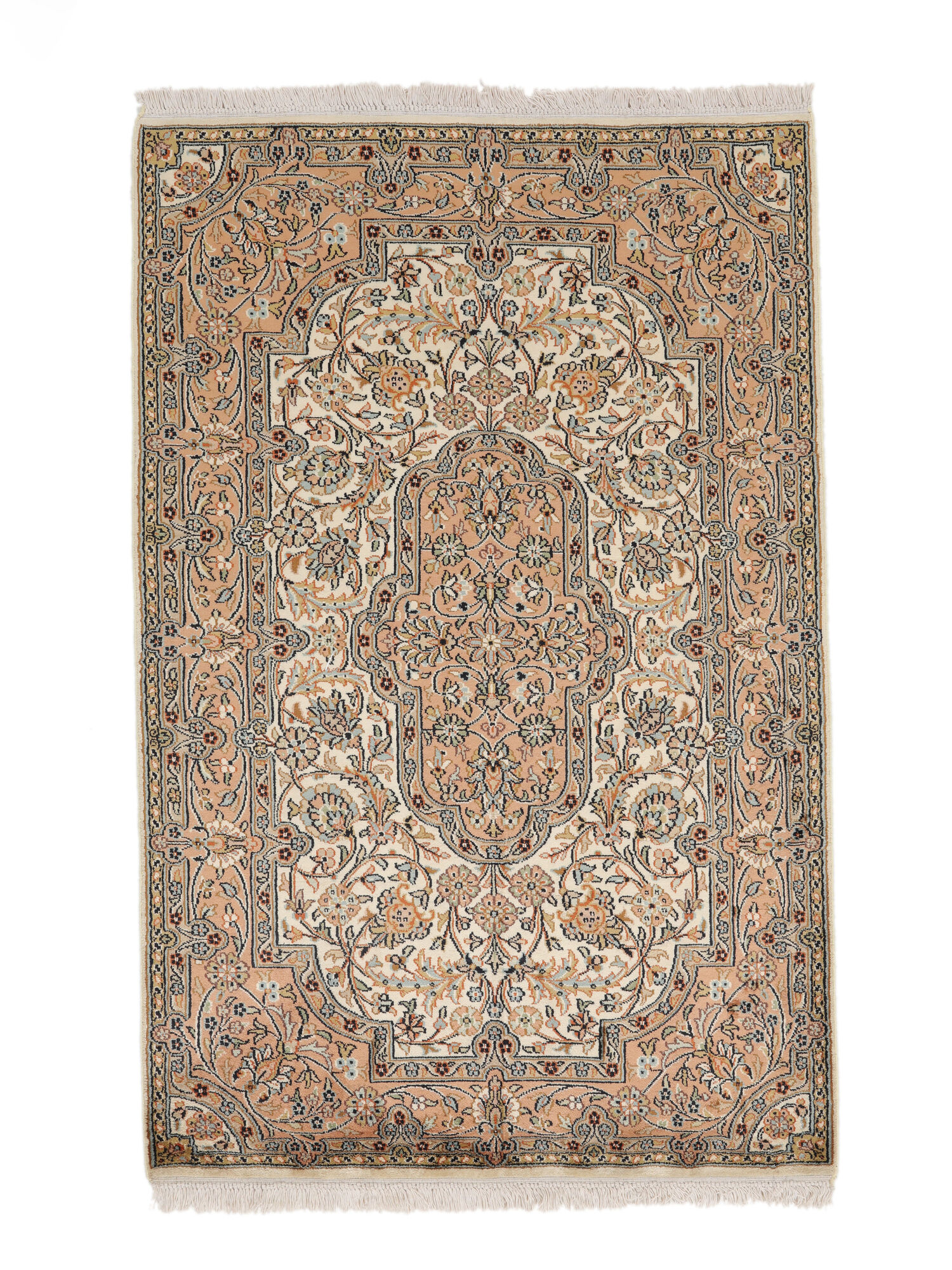 
    Kashmir pure silk - Brown - 84 x 128 cm
  