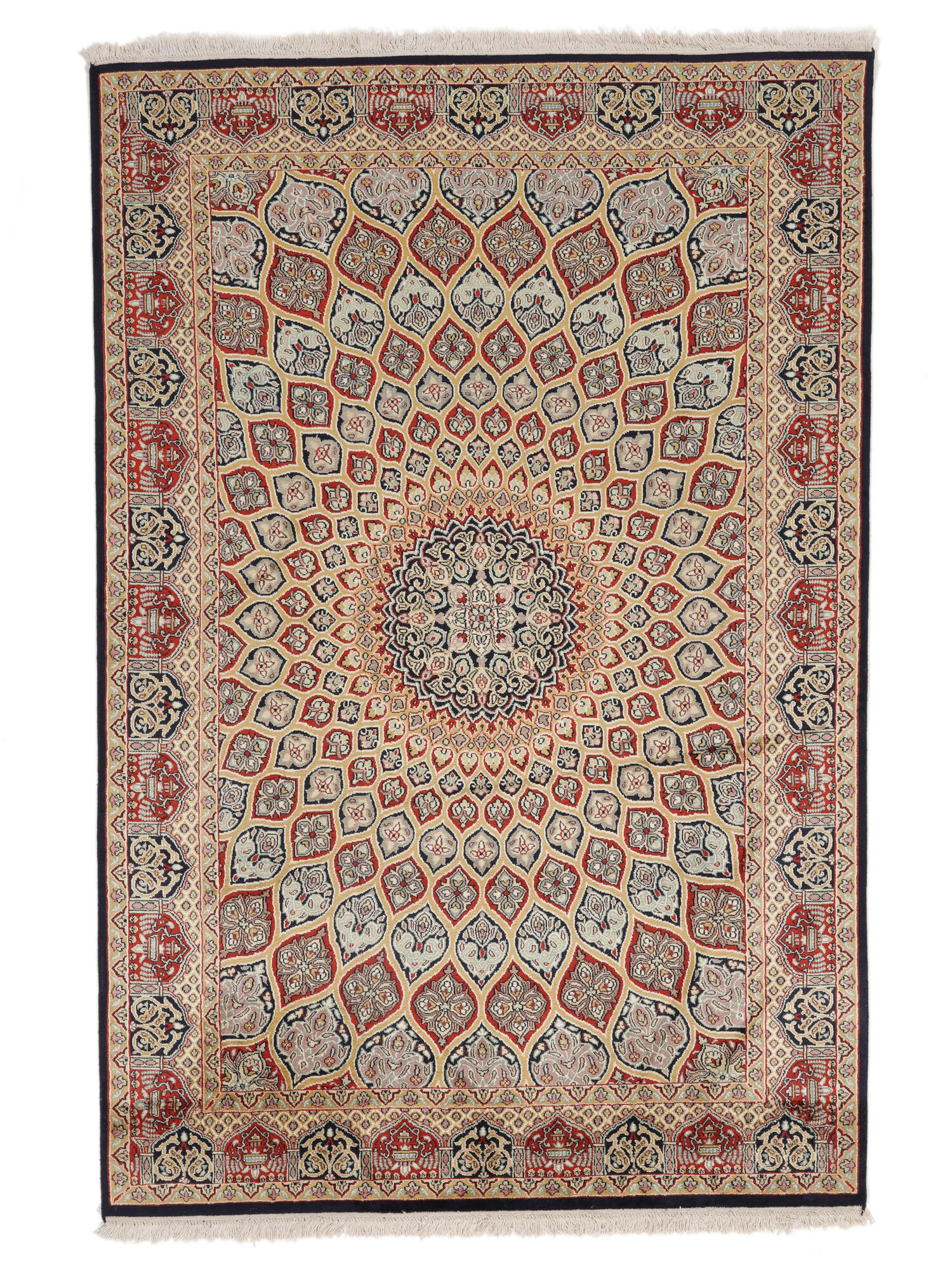 
    Kashmir pure silk - Brown - 125 x 187 cm
  