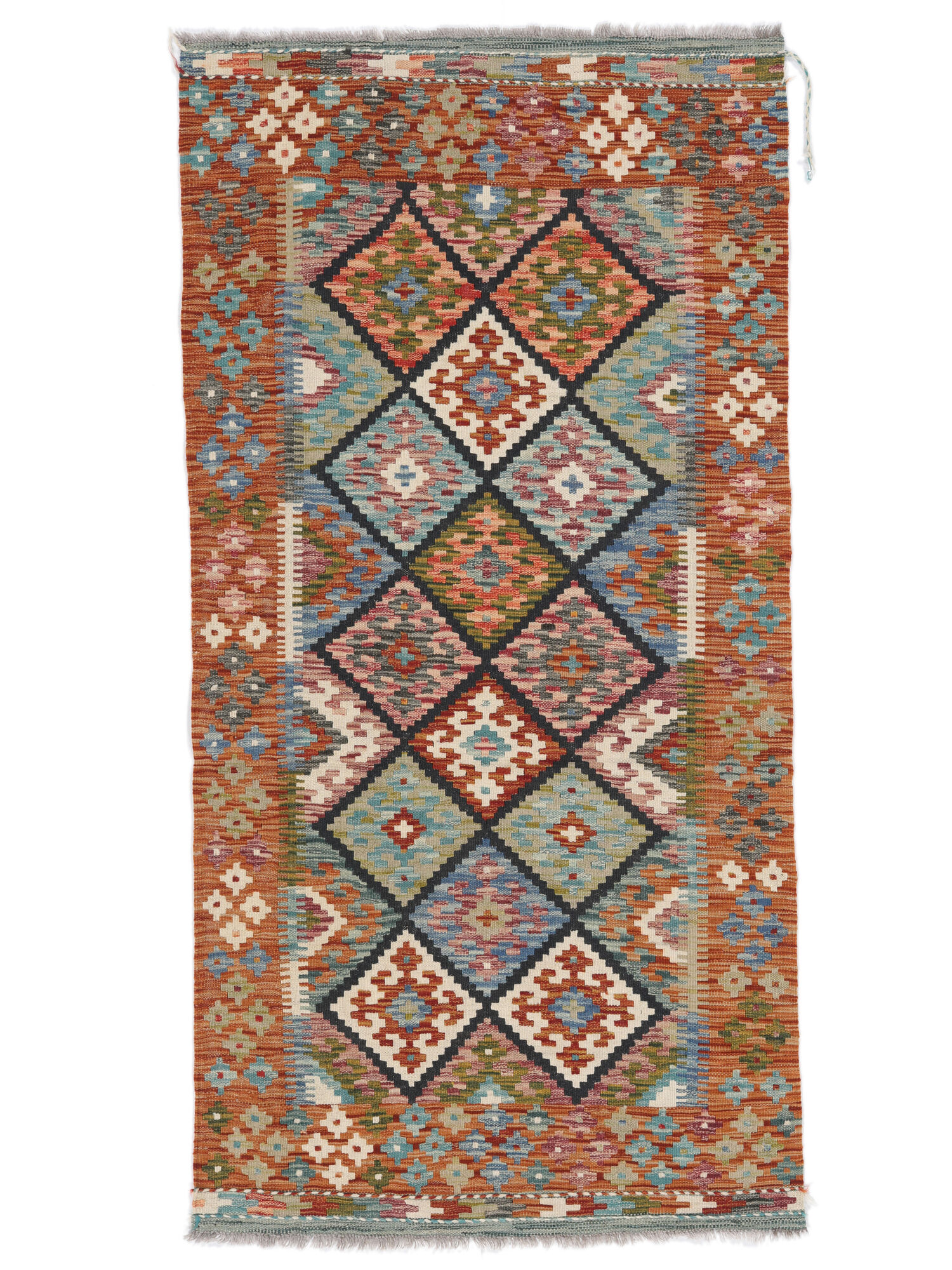 
    Kilim Afghan Old style - Brown - 98 x 197 cm
  