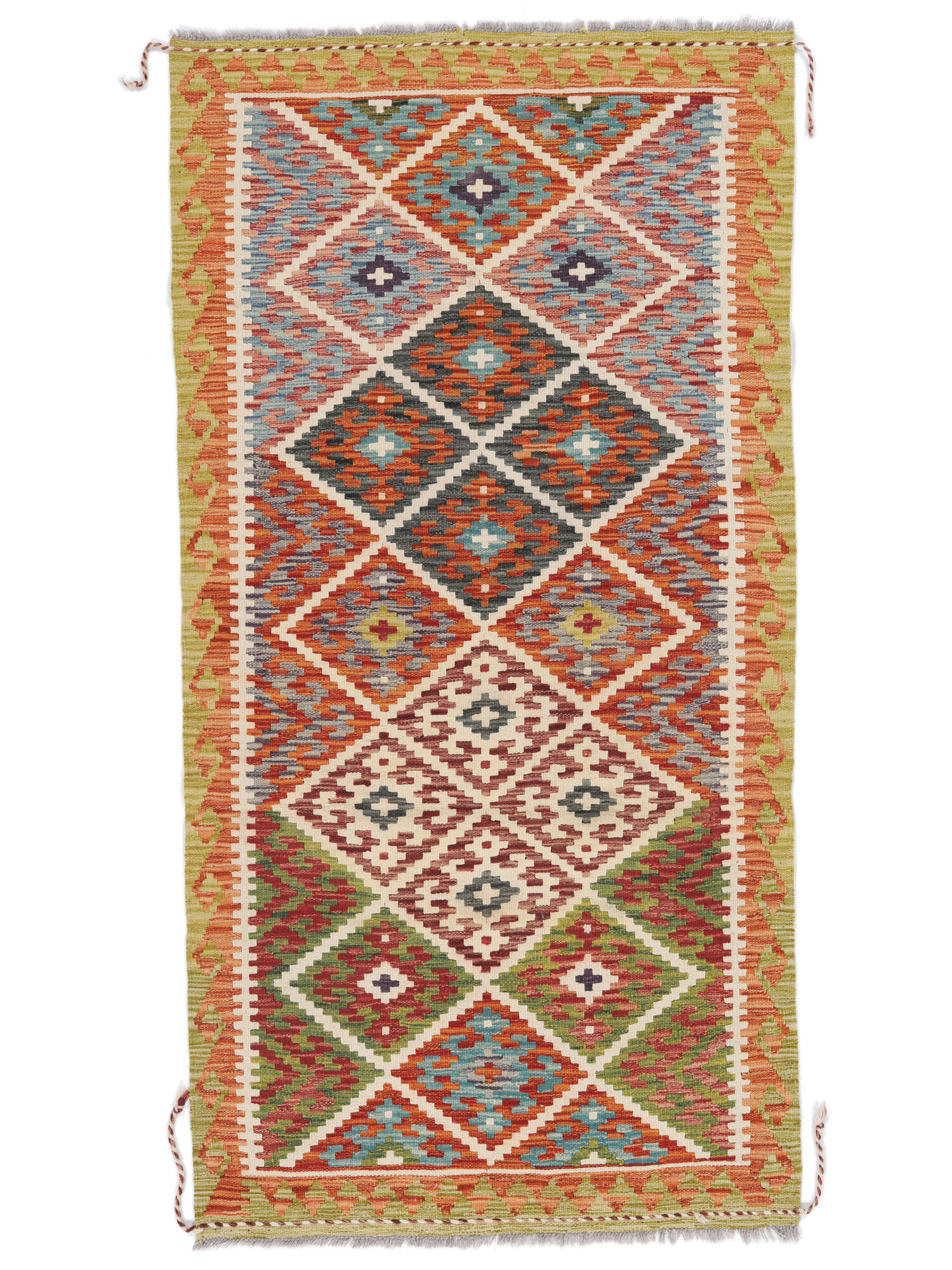 
    Kilim Afghan Old style - Brown - 99 x 196 cm
  