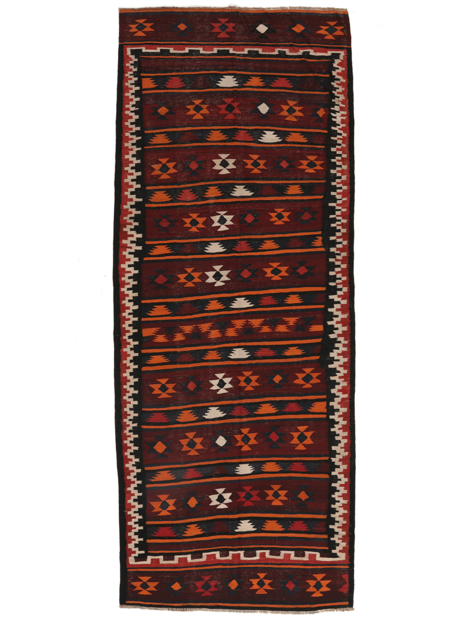 Afghan Vintage Kelim Teppich 148×384