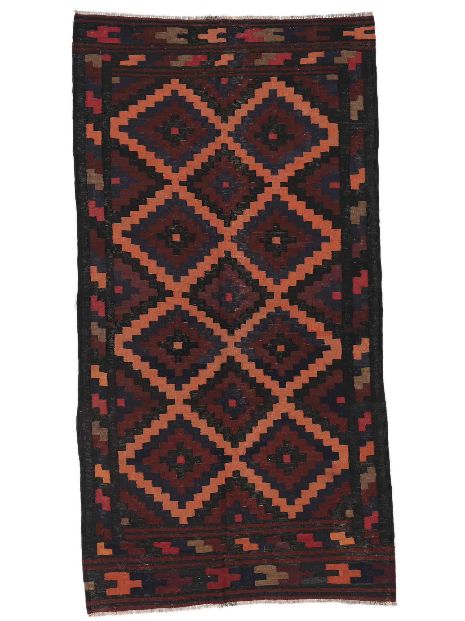 Afghan Vintage Kelim Teppich 146×285
