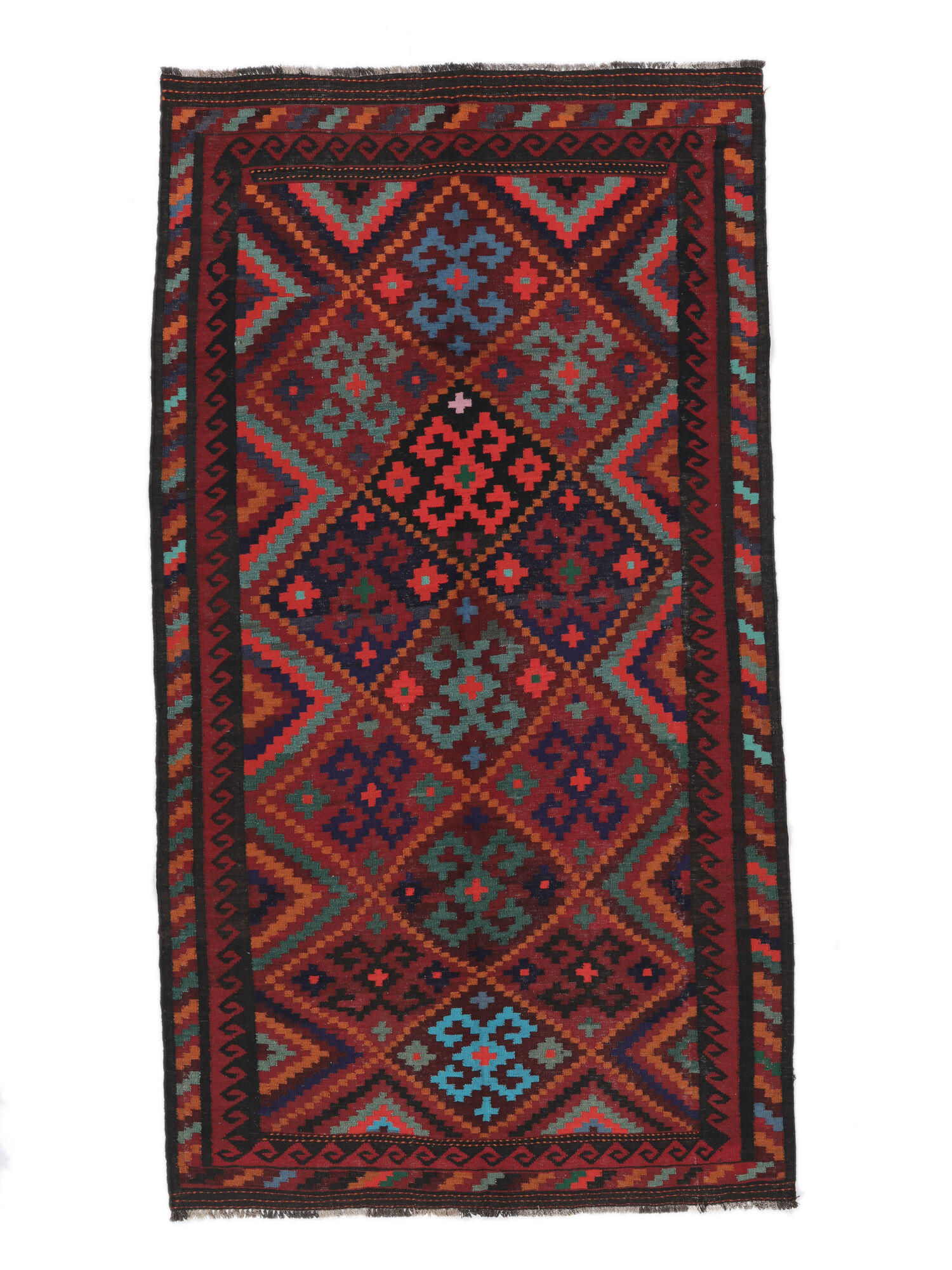 Afghan Vintage Kelim Teppich 148×273