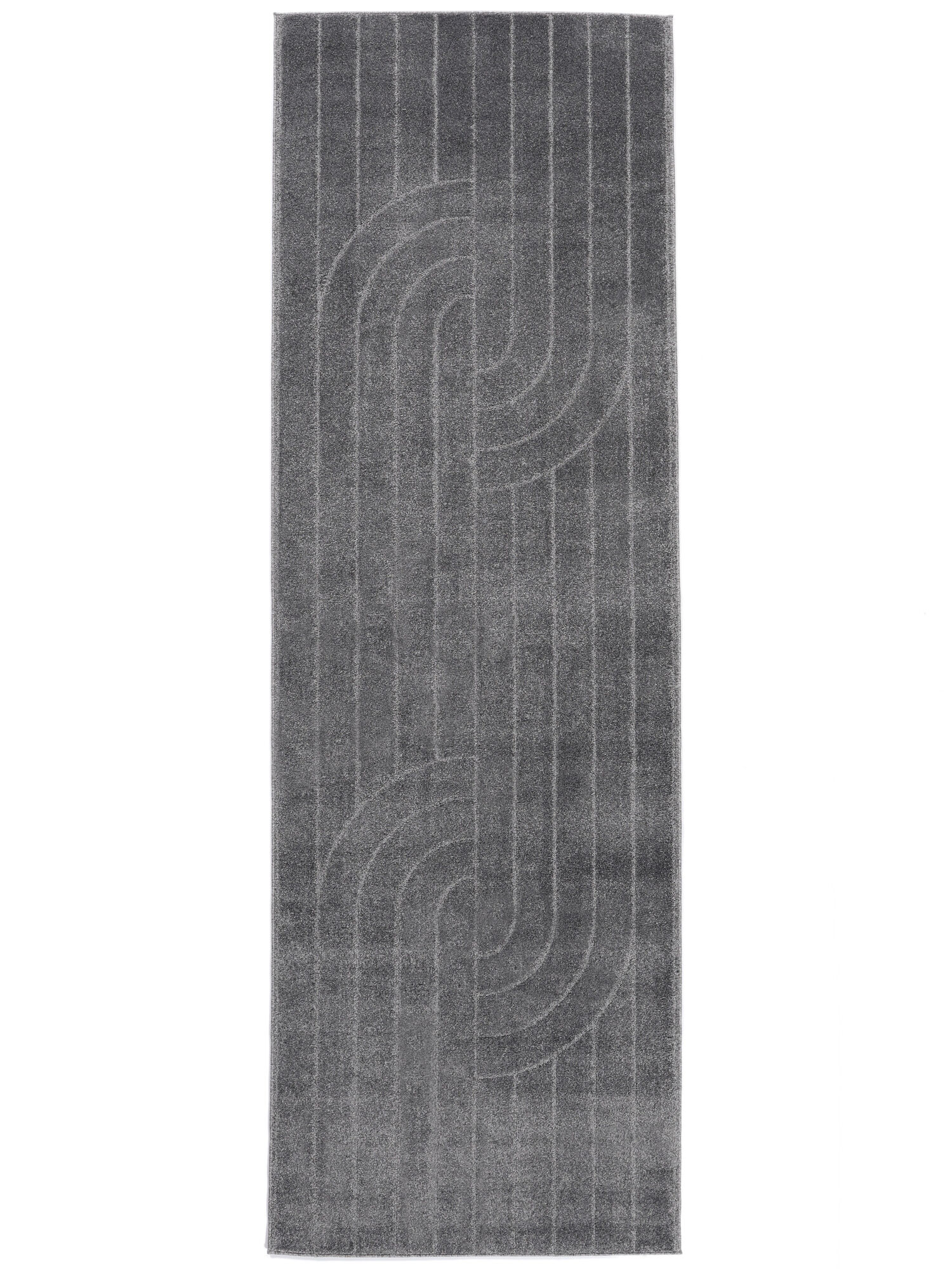 Mylla Dark Grey, Runner 100 x 300 cm Rug Rugvista