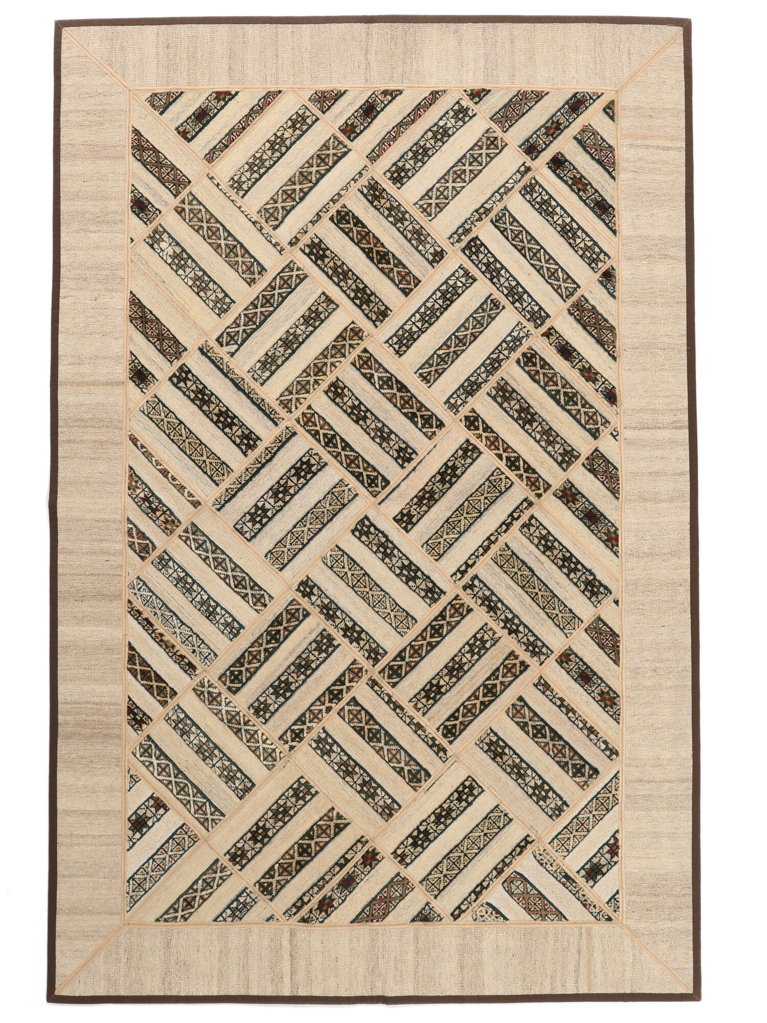 Kelim Patchwork Teppich 165×251