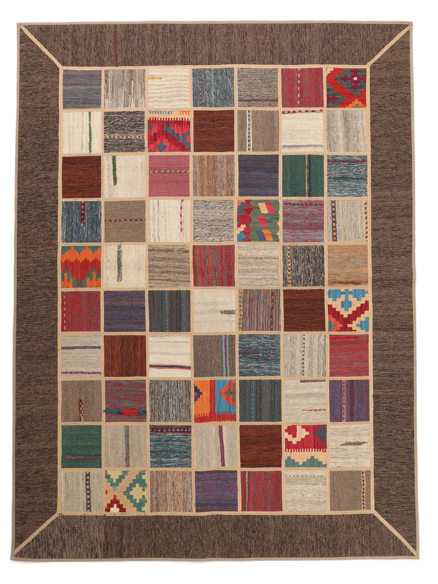 Kelim Patchwork Teppich 180×241