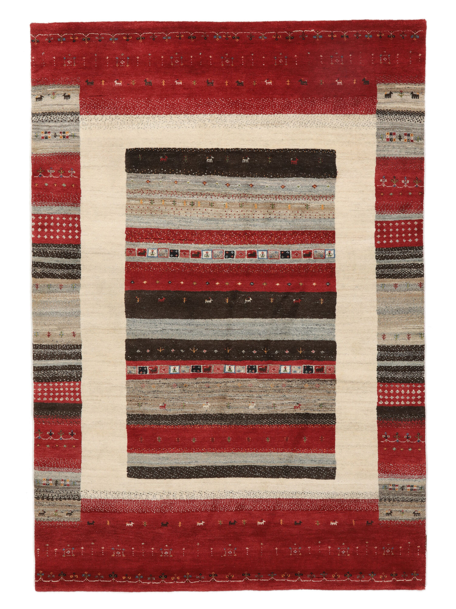 Gabbeh Loribaft Matta 168x244