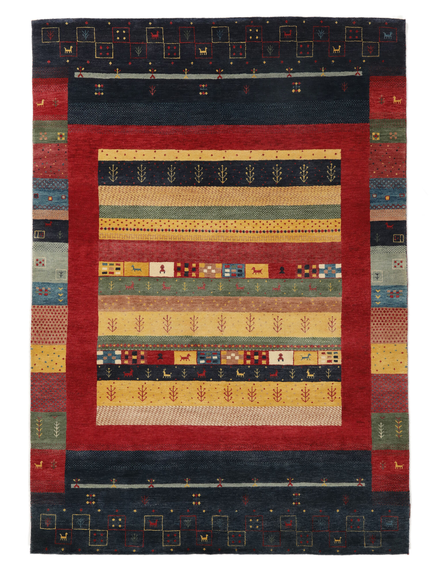 Gabbeh Loribaft Matta 168x238