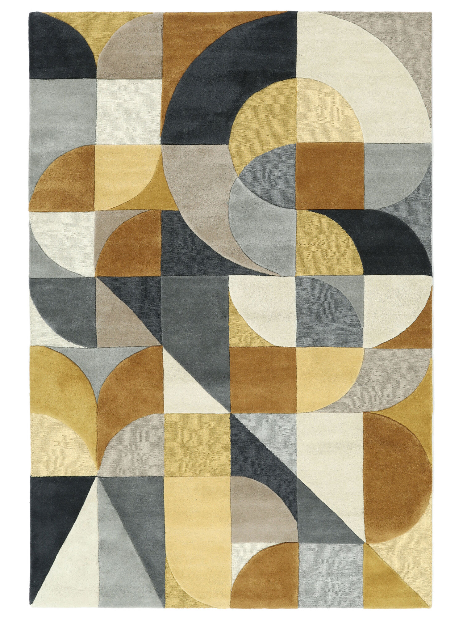 Studio Matta - Gul / Grå 160x230
