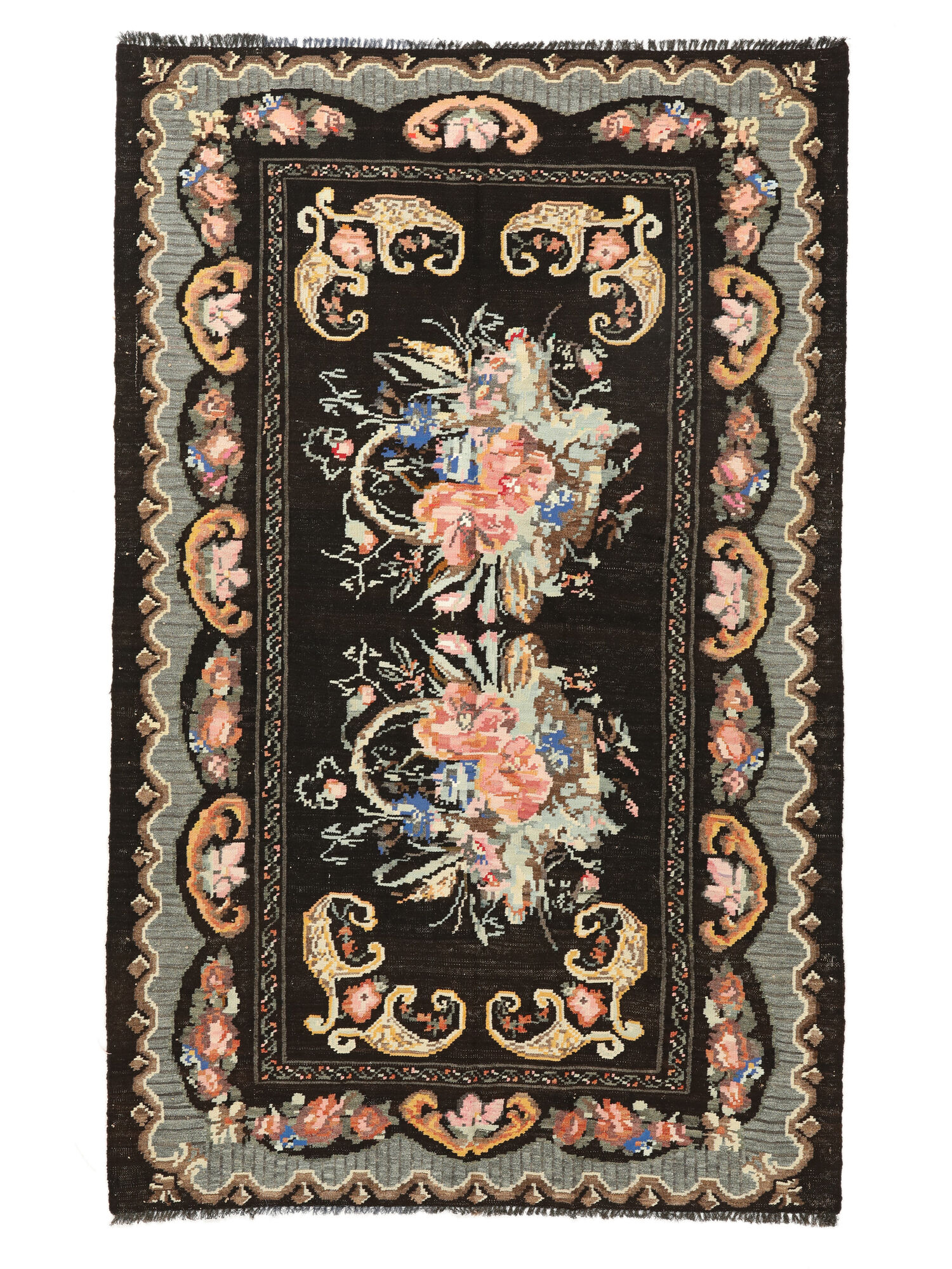 Rose Kelim Moldavia Teppich 174×272