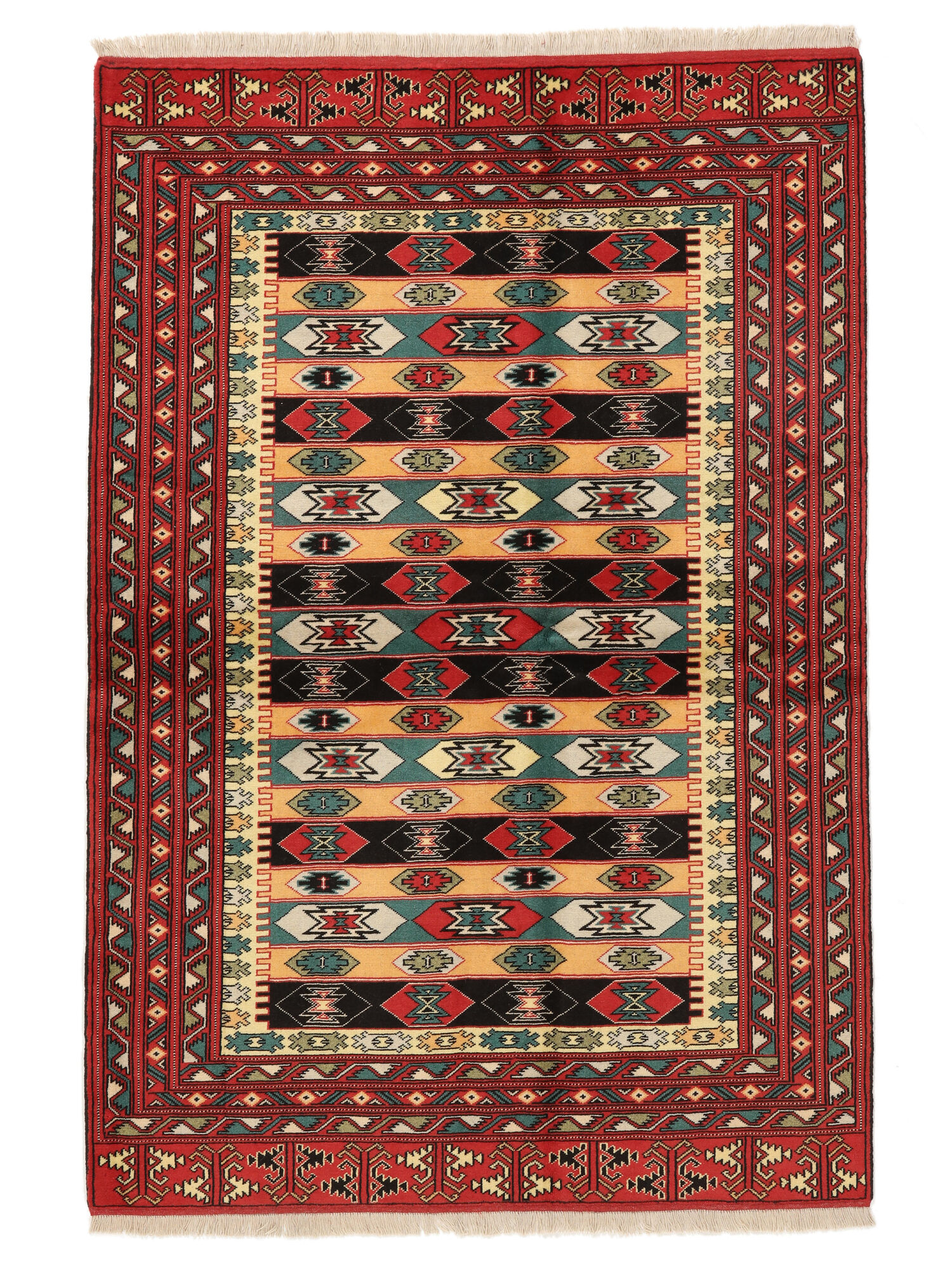 
    Turkaman - Dark red - 135 x 196 cm
  
