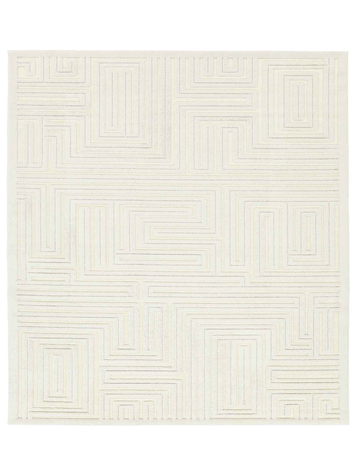 Millie - Naturweiß 240 x 240 cm Teppich - Rugvista