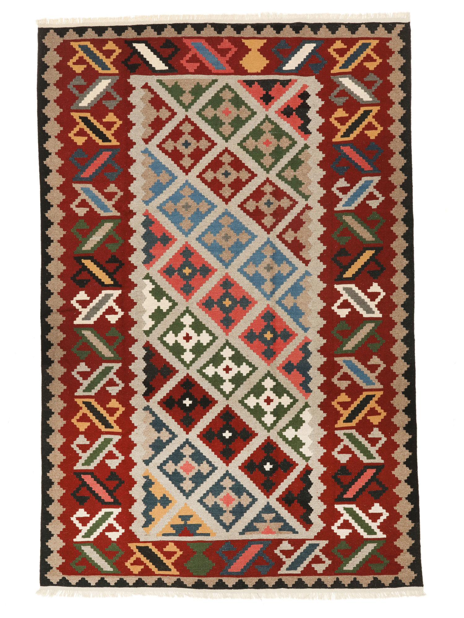 Kelim Ghashghai Teppich 197×306