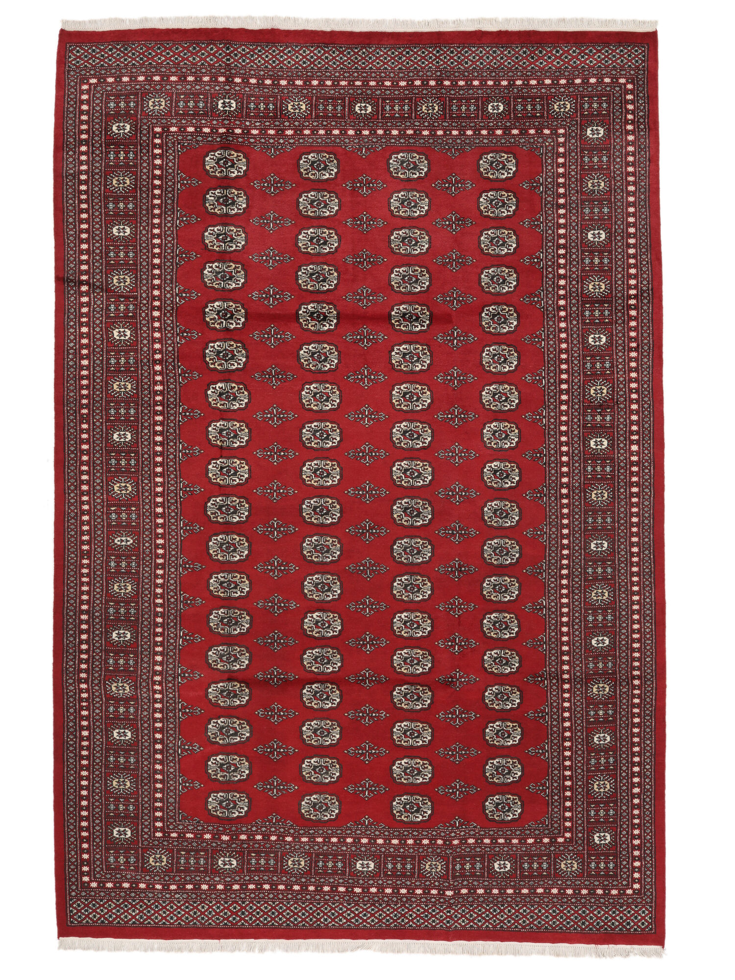 
    Pakistan Bokhara 2ply - Dark red - 201 x 299 cm
  