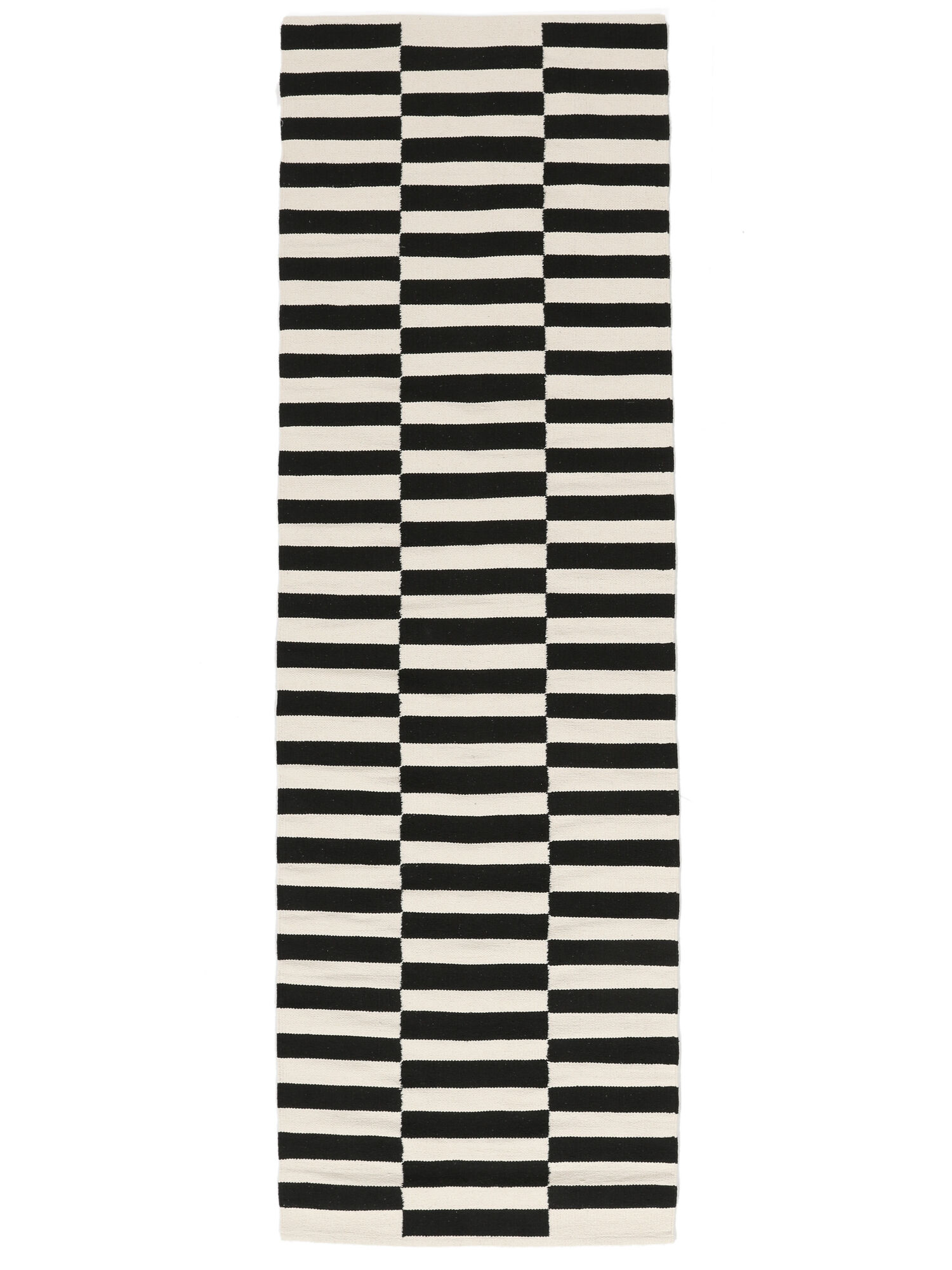 Moderno Matta - Svart / Vit 80x250