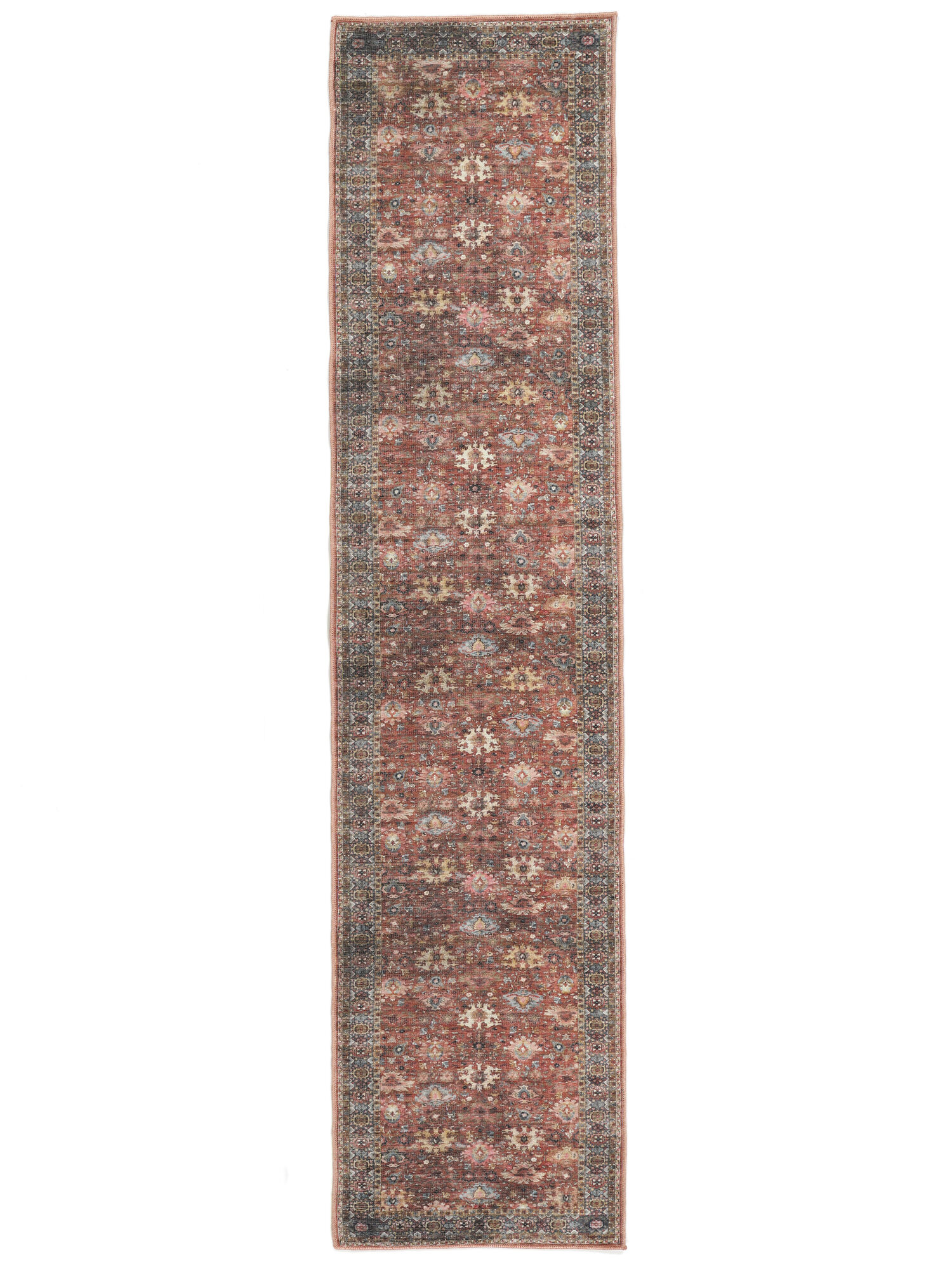 Shabibi Oriental Teppich – Rost 80×350