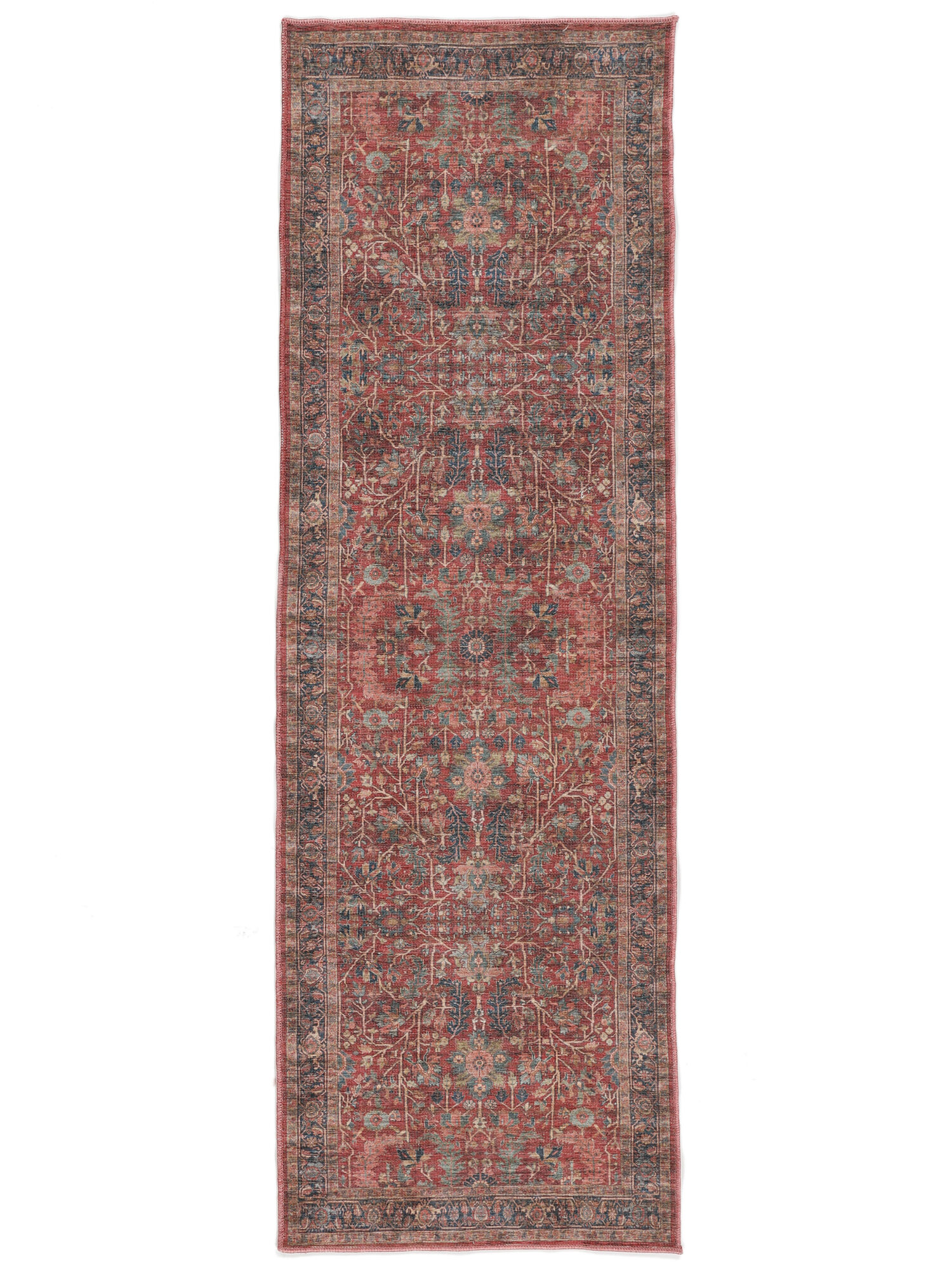 Khalifa Oriental Teppich – Rot 80×250