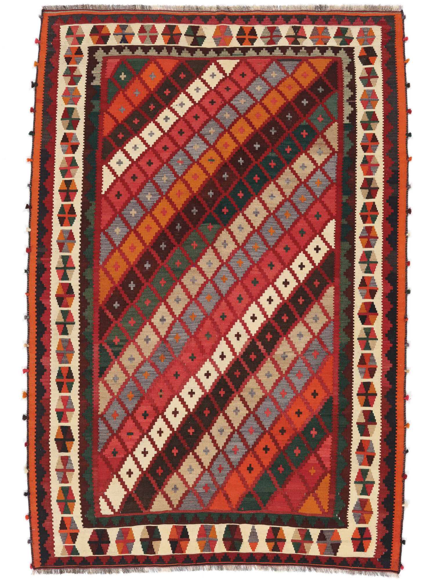 Kelim Vintage Teppich 167×250