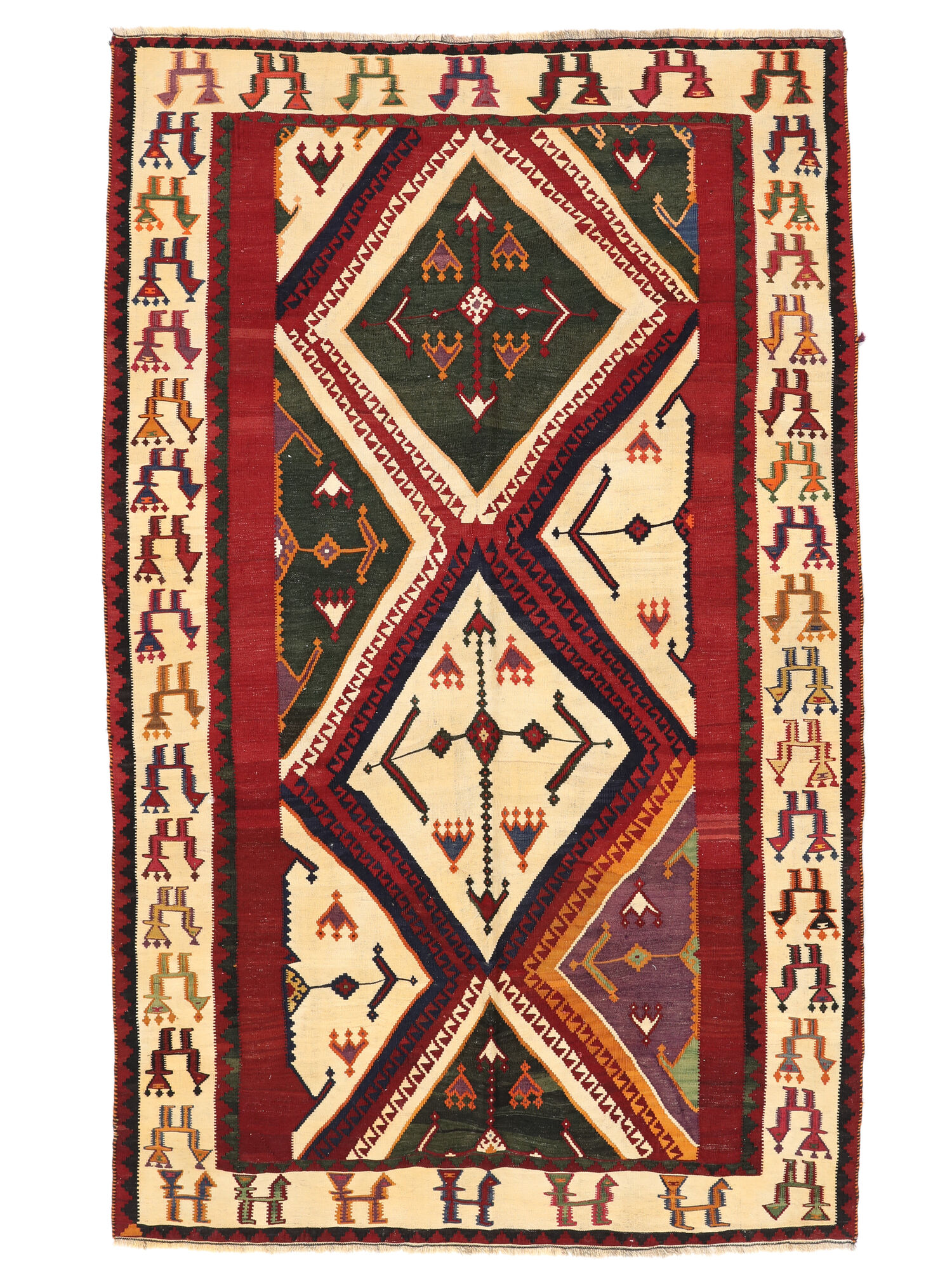 Kelim Vintage Teppich 162×258