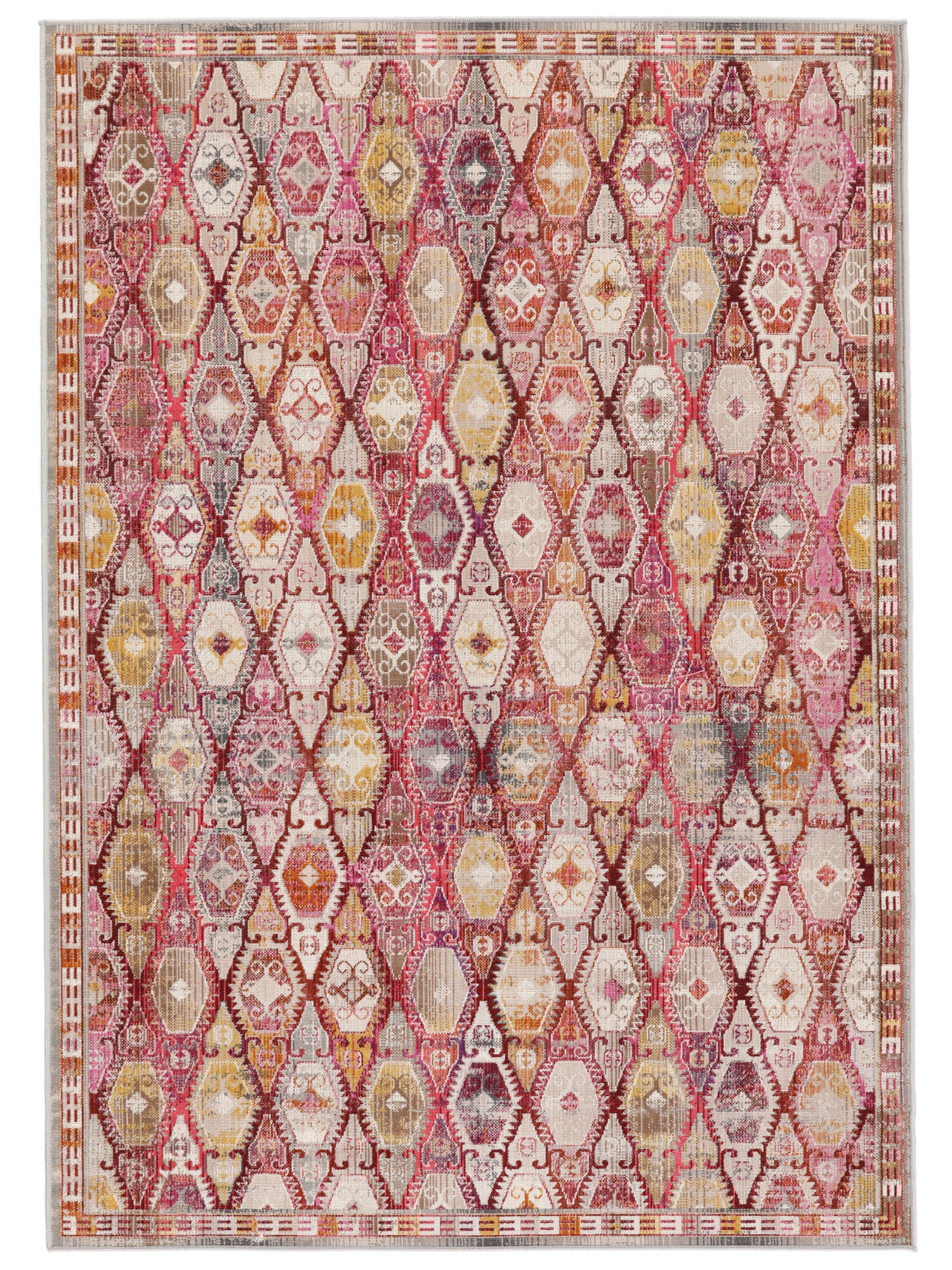 Nenax Matta - Röd / Rosa 100x160