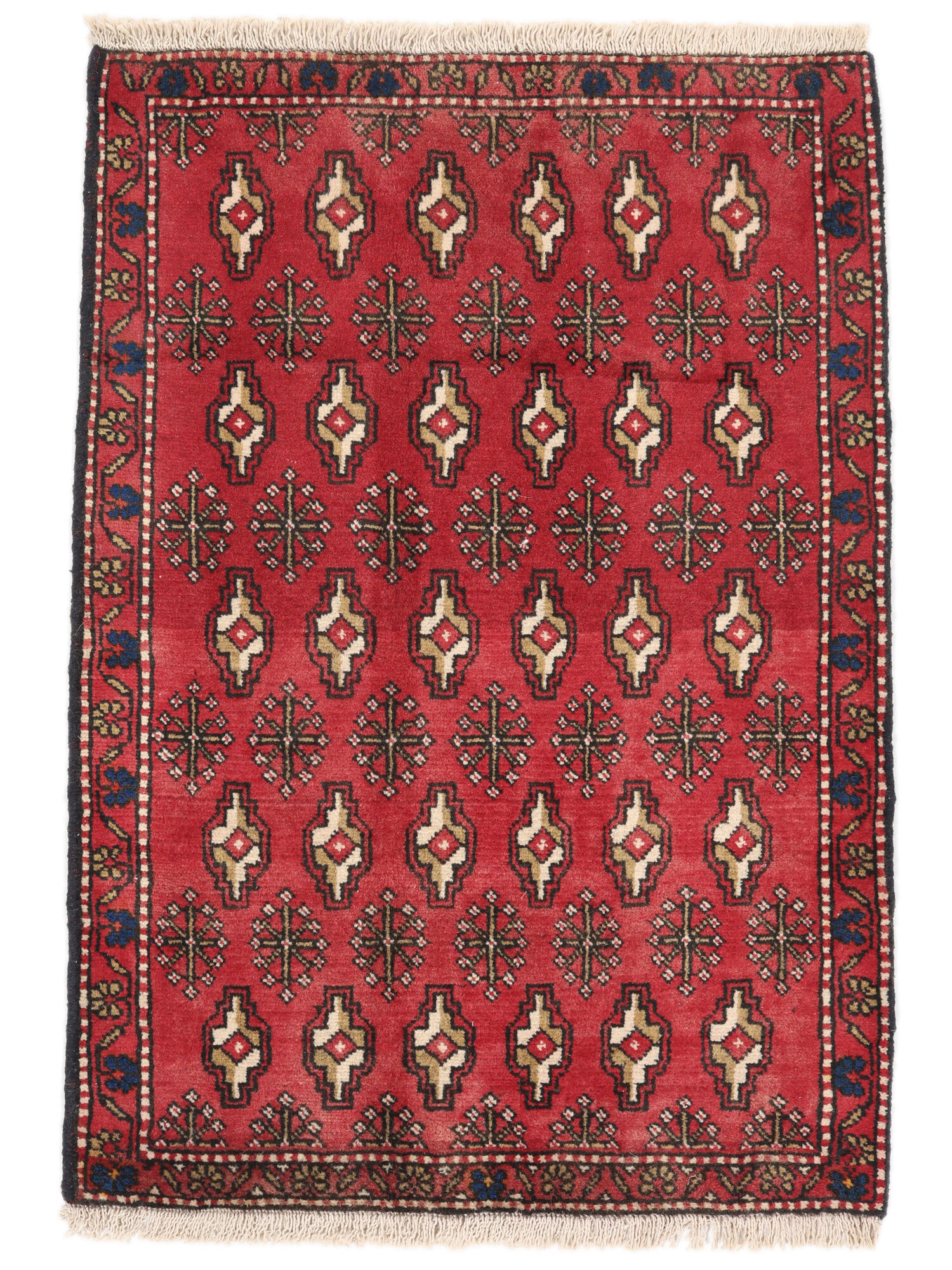 
    Turkaman - Dark red - 62 x 88 cm
  