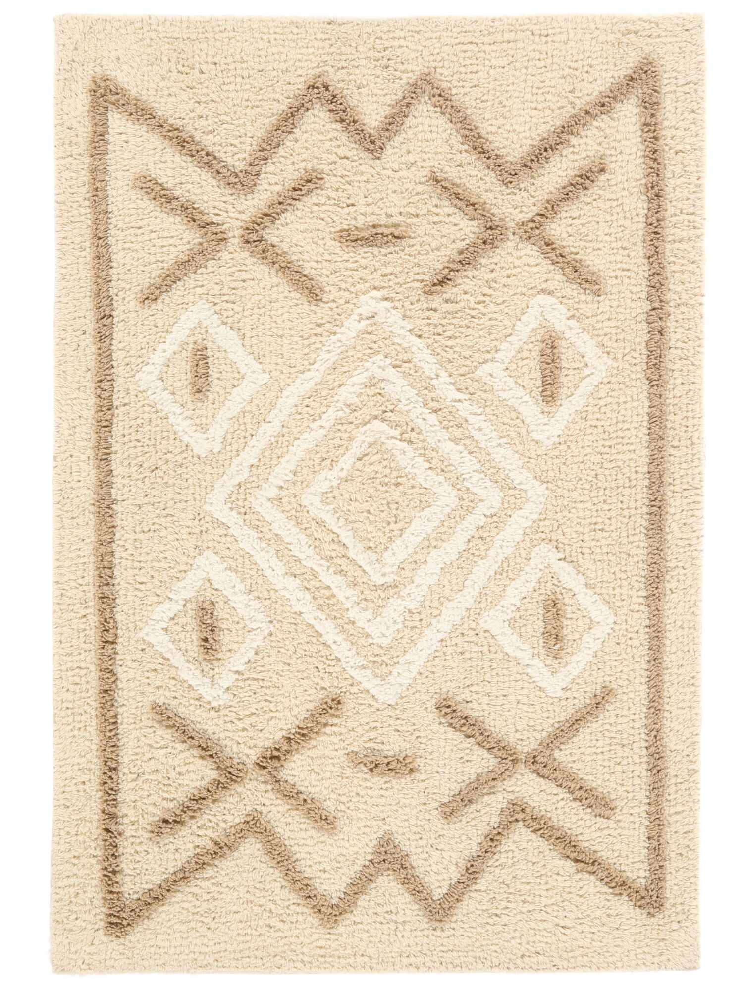 Atlantis Badrumsmatta - Naturvit / Vit 60x90