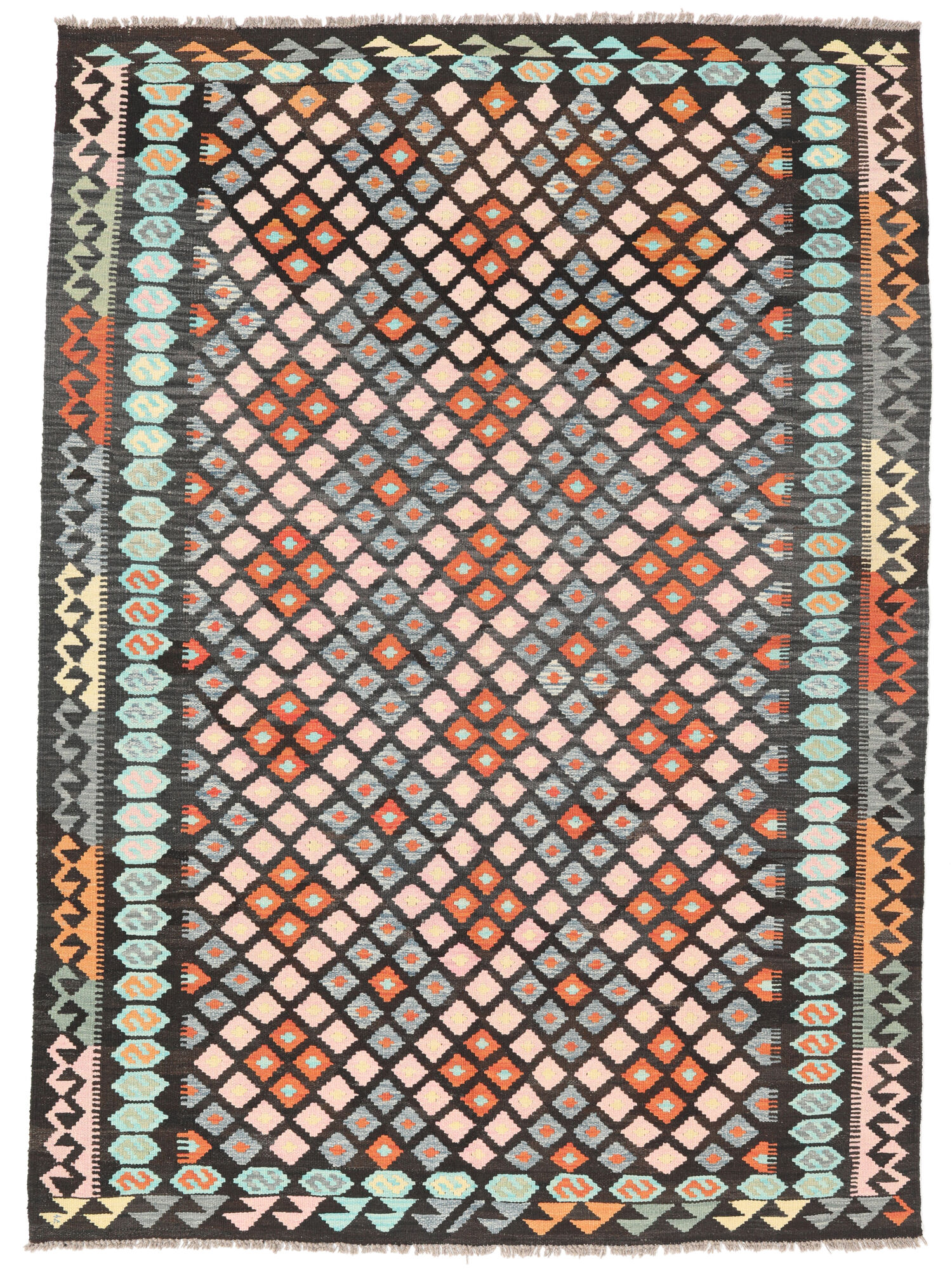 Kelim Afghan Old Stil Teppich 173×238