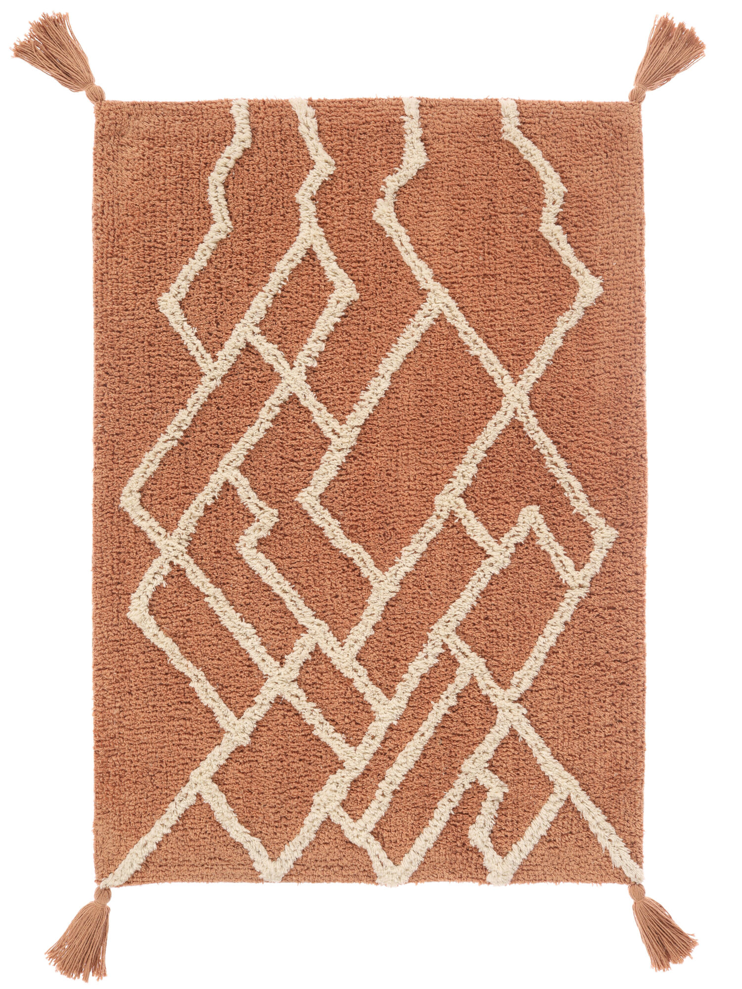 Riviera Badrumsmatta - Terra / Naturvit 60x90