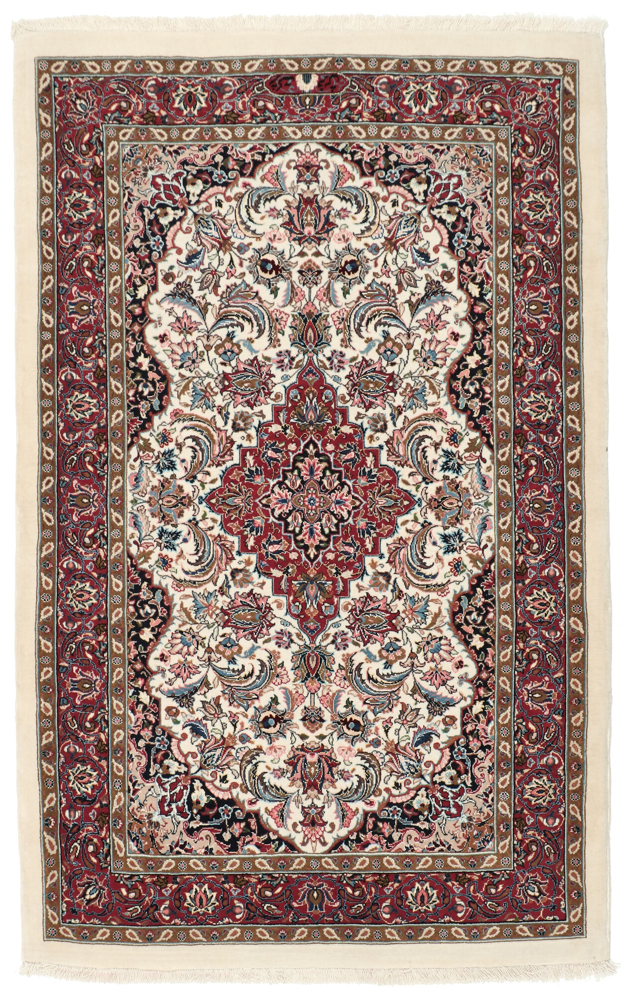 
    Isfahan Sherkat Farsh - Dark red - 85 x 130 cm
  