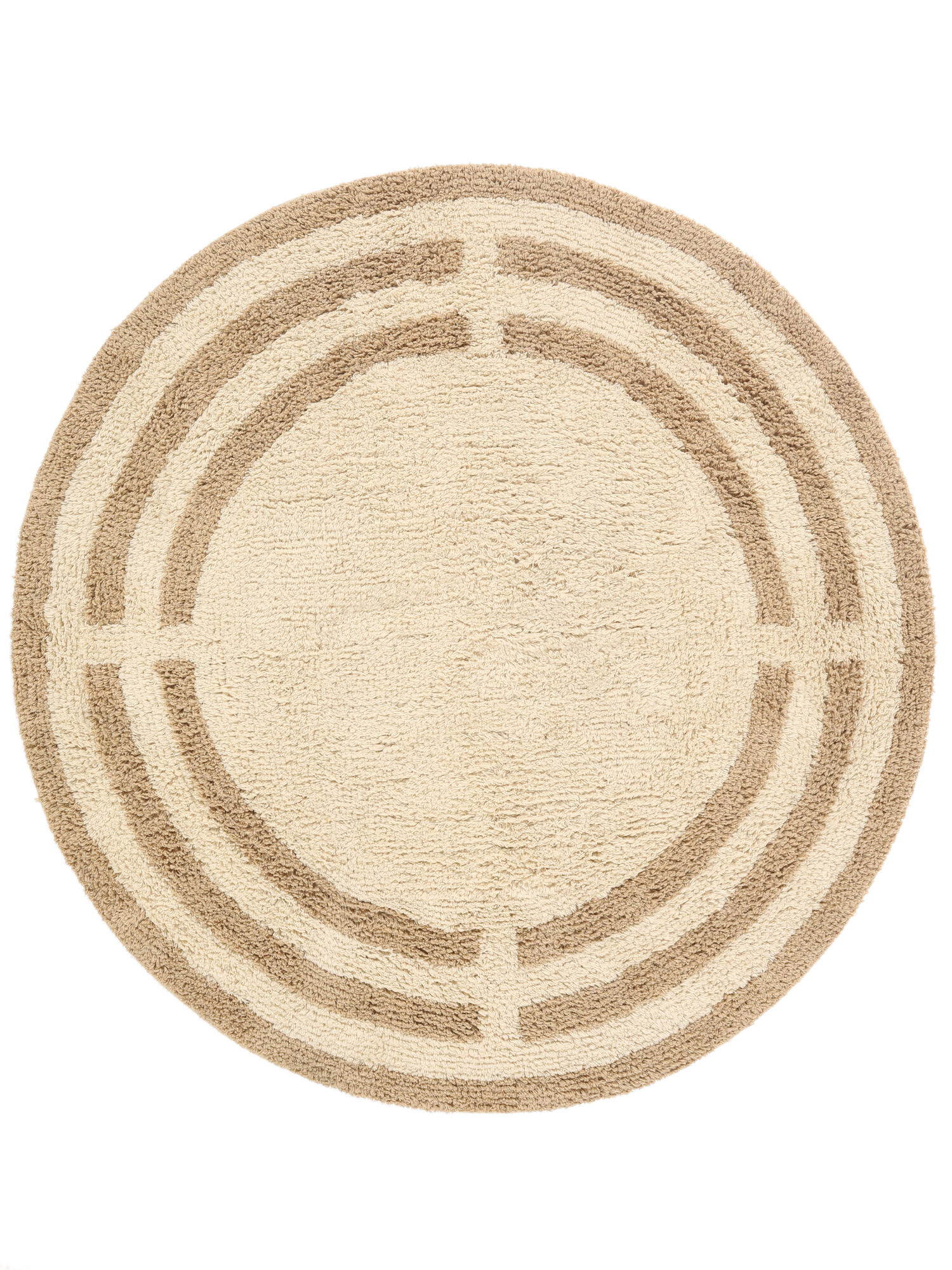 Chateau Badrumsmatta - Naturvit / Beige Ø 90