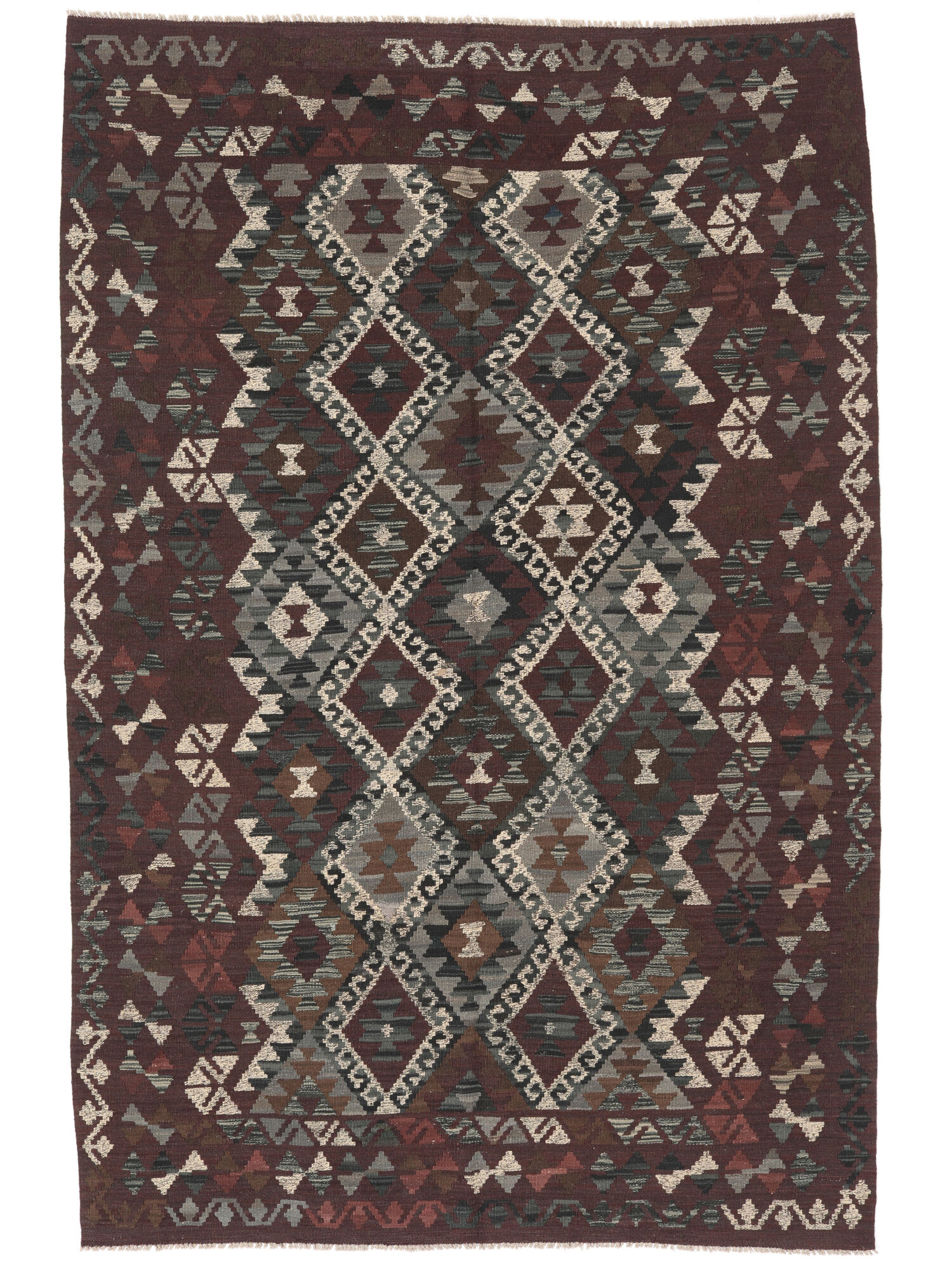 Kelim Afghan Old Stil Teppich 168×255