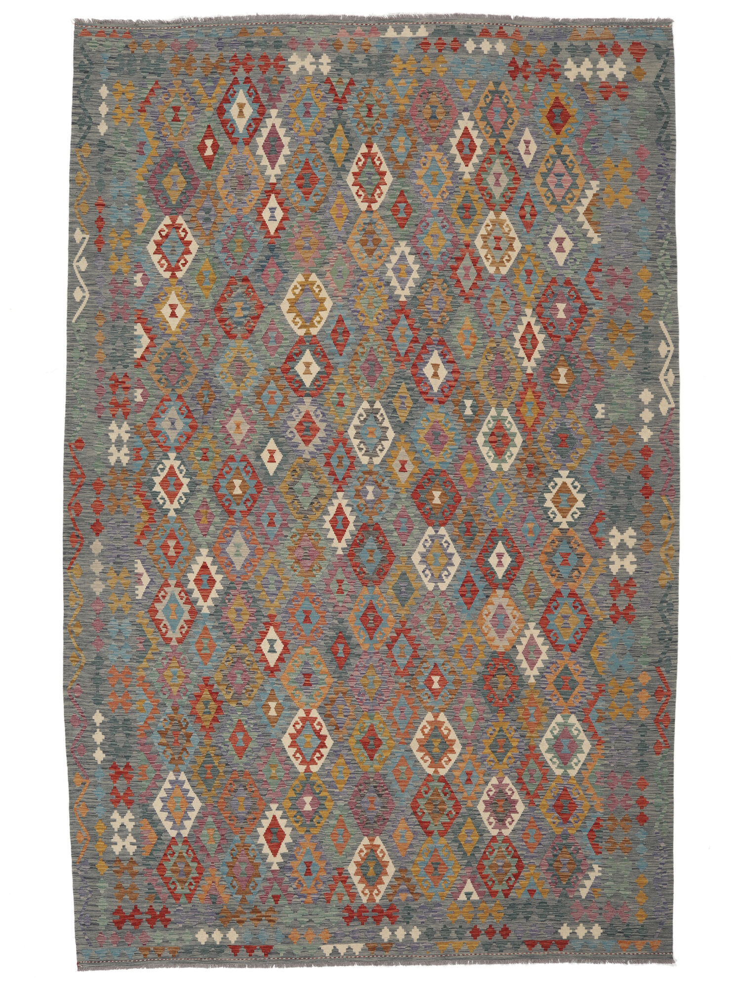 Kelim Afghan Old Stil Teppich 308×485
