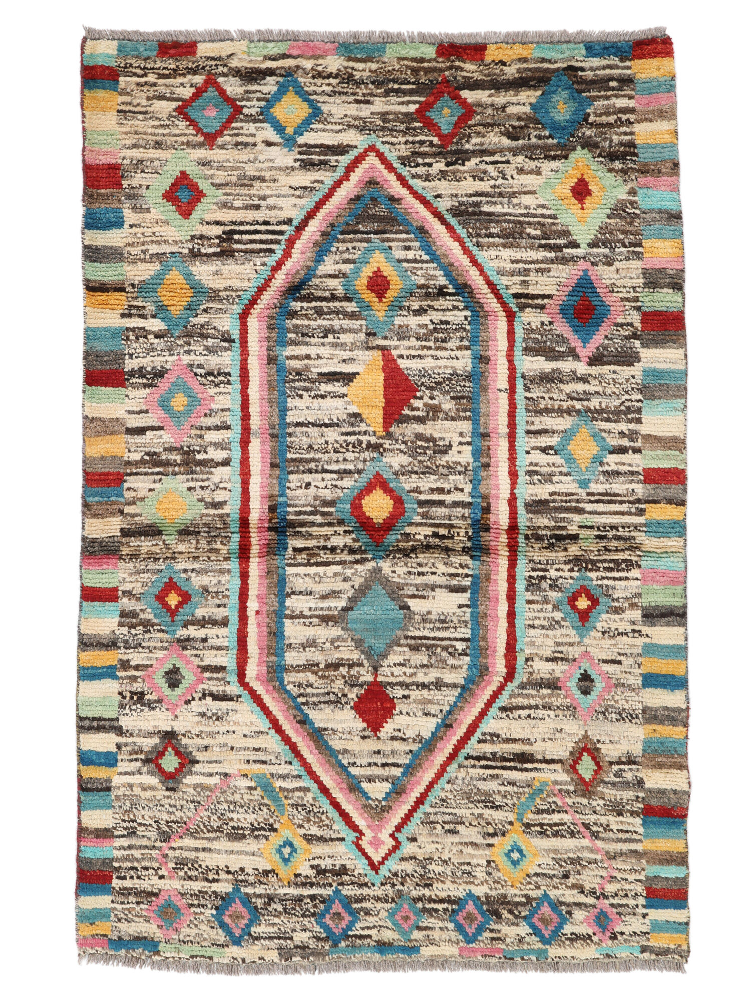 
    Moroccan Berber - Afghanistan - Brown - 85 x 132 cm
  