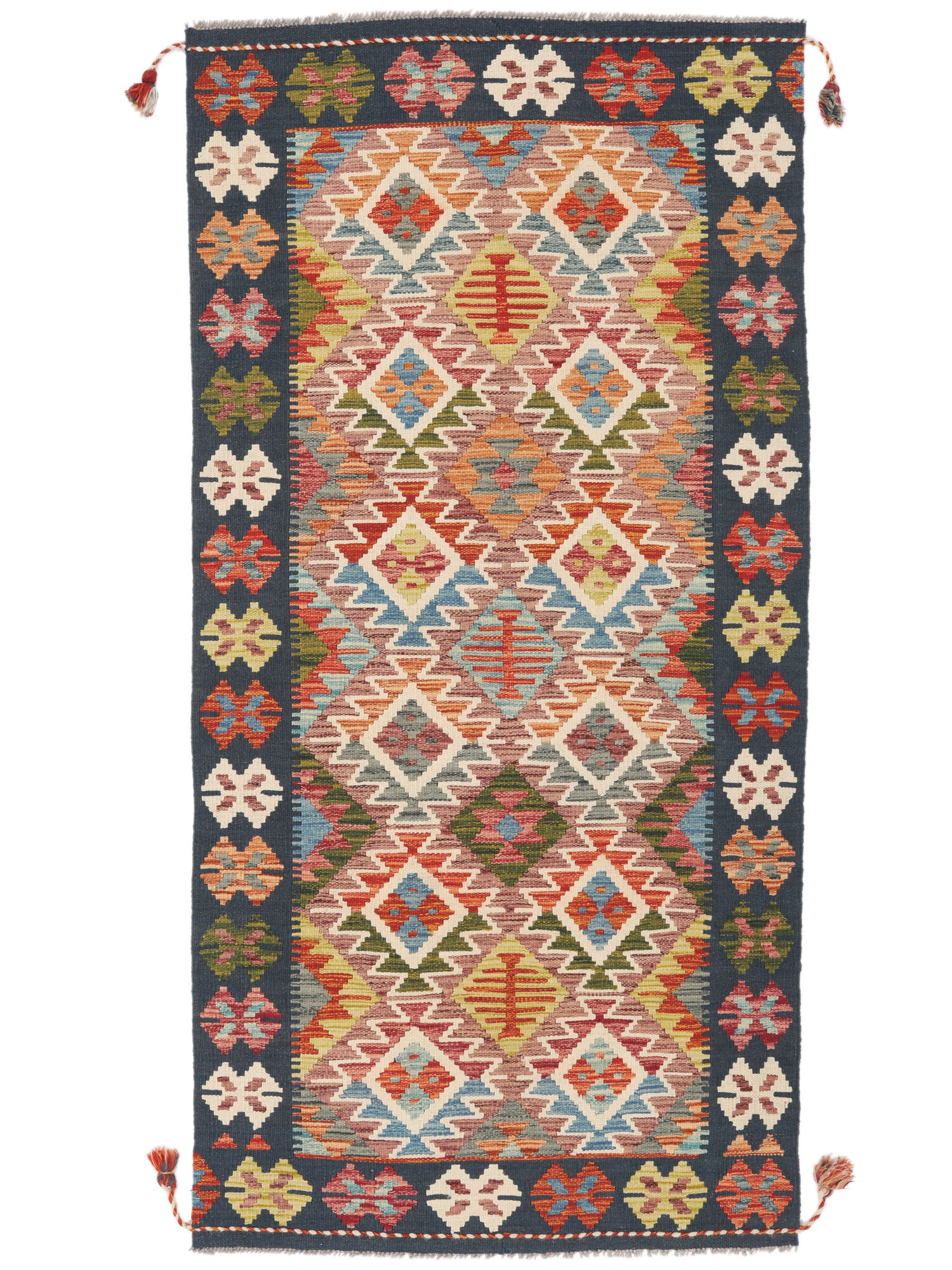 
    Kilim Afghan Old style - Brown - 101 x 203 cm
  