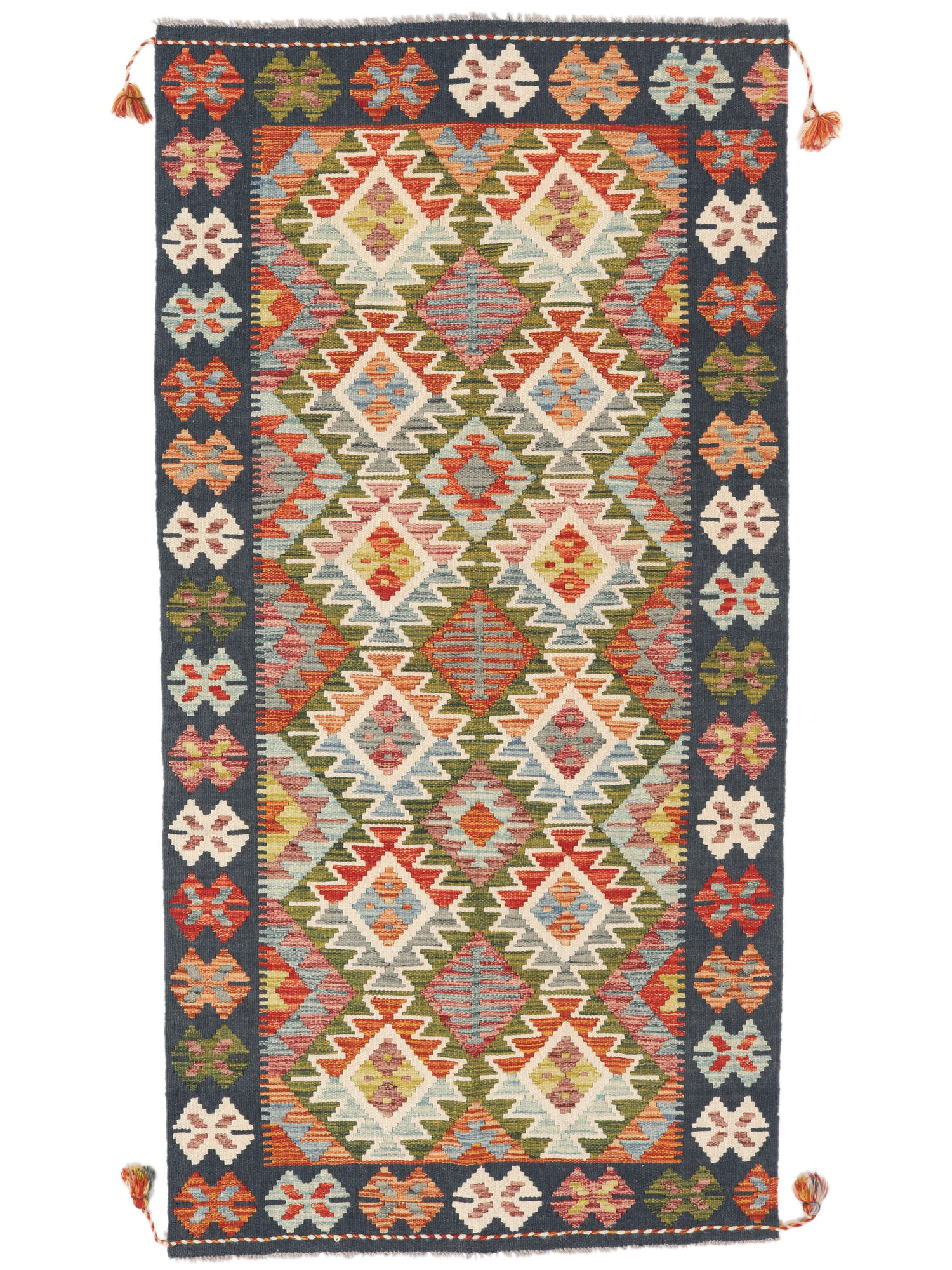 
    Kilim Afghan Old style - Brown - 102 x 204 cm
  