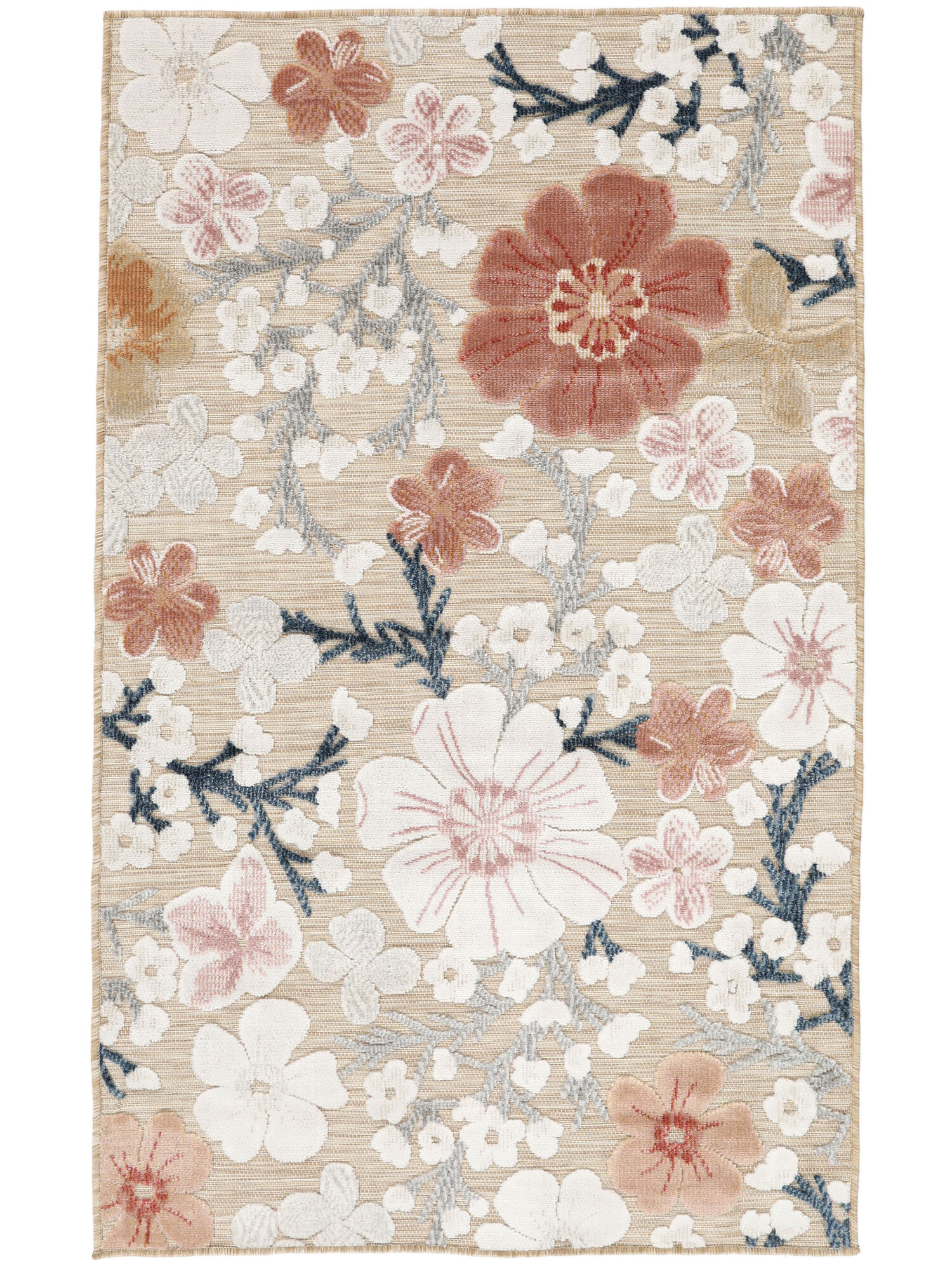 Cherri Matta - Beige / Rosa 100x160