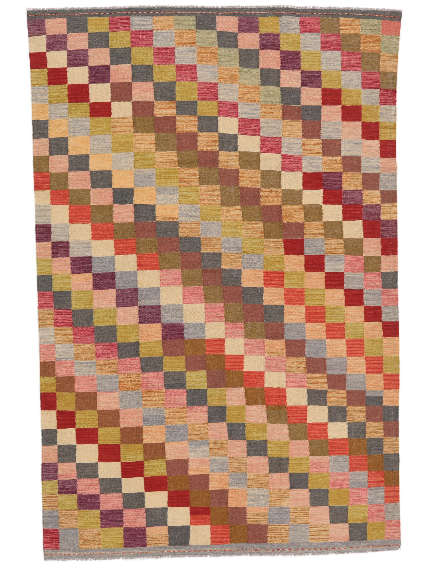 
    Kilim Afghan Old style - Brown - 192 x 291 cm
  