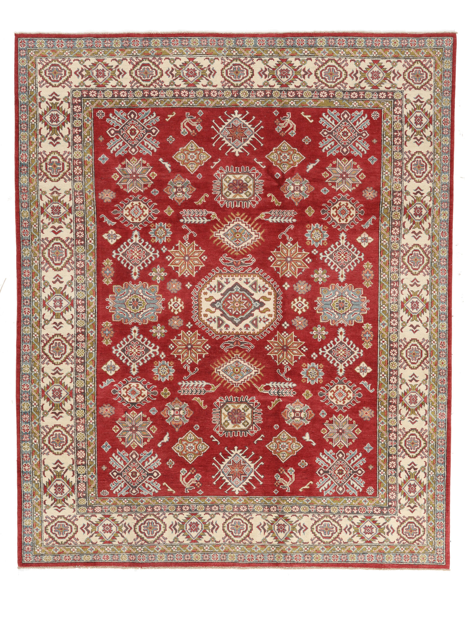 
    Kazak Fine - Dark red - 247 x 301 cm
  
