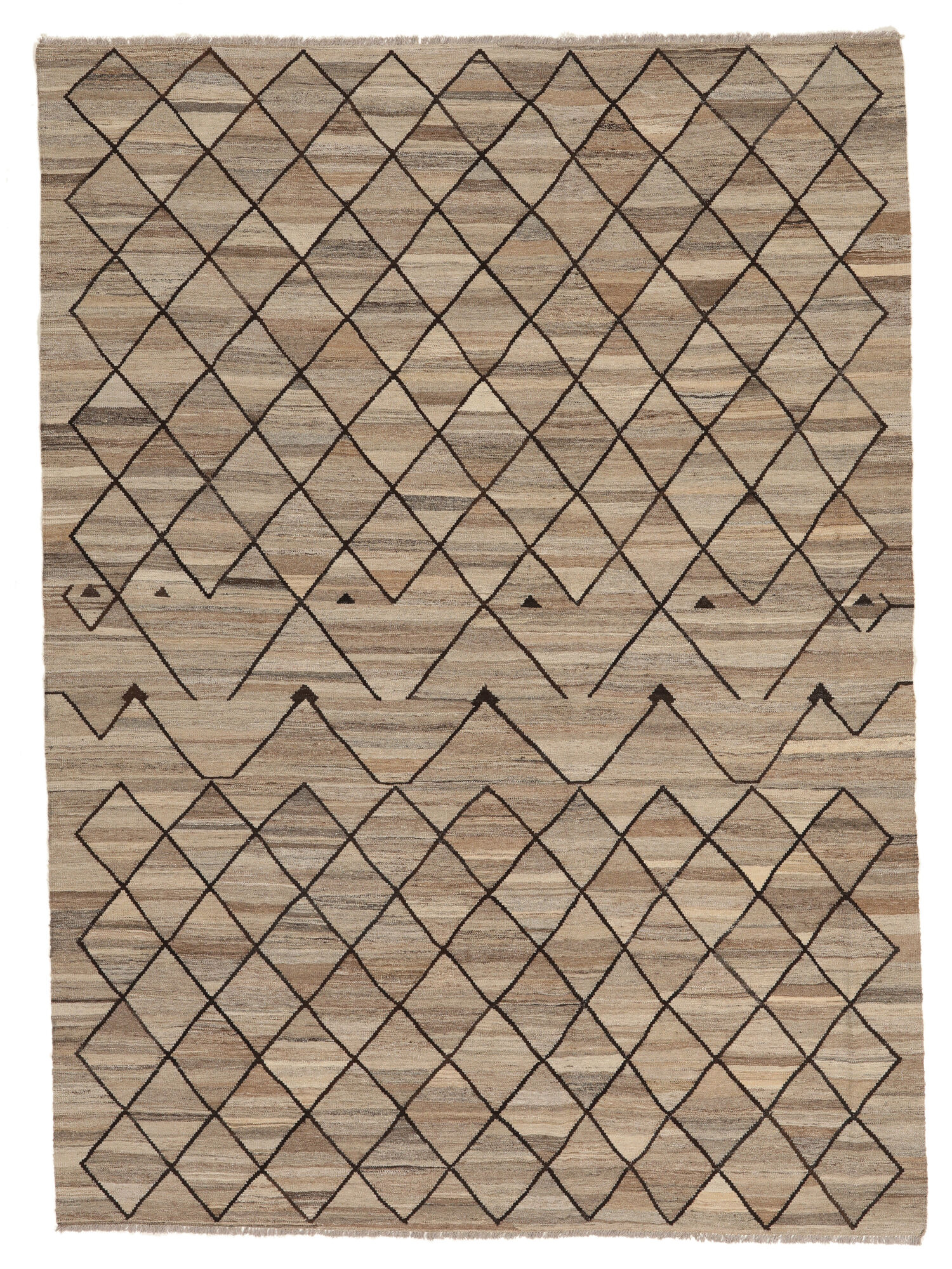 
    Kilim Ariana - Brown - 258 x 353 cm
  