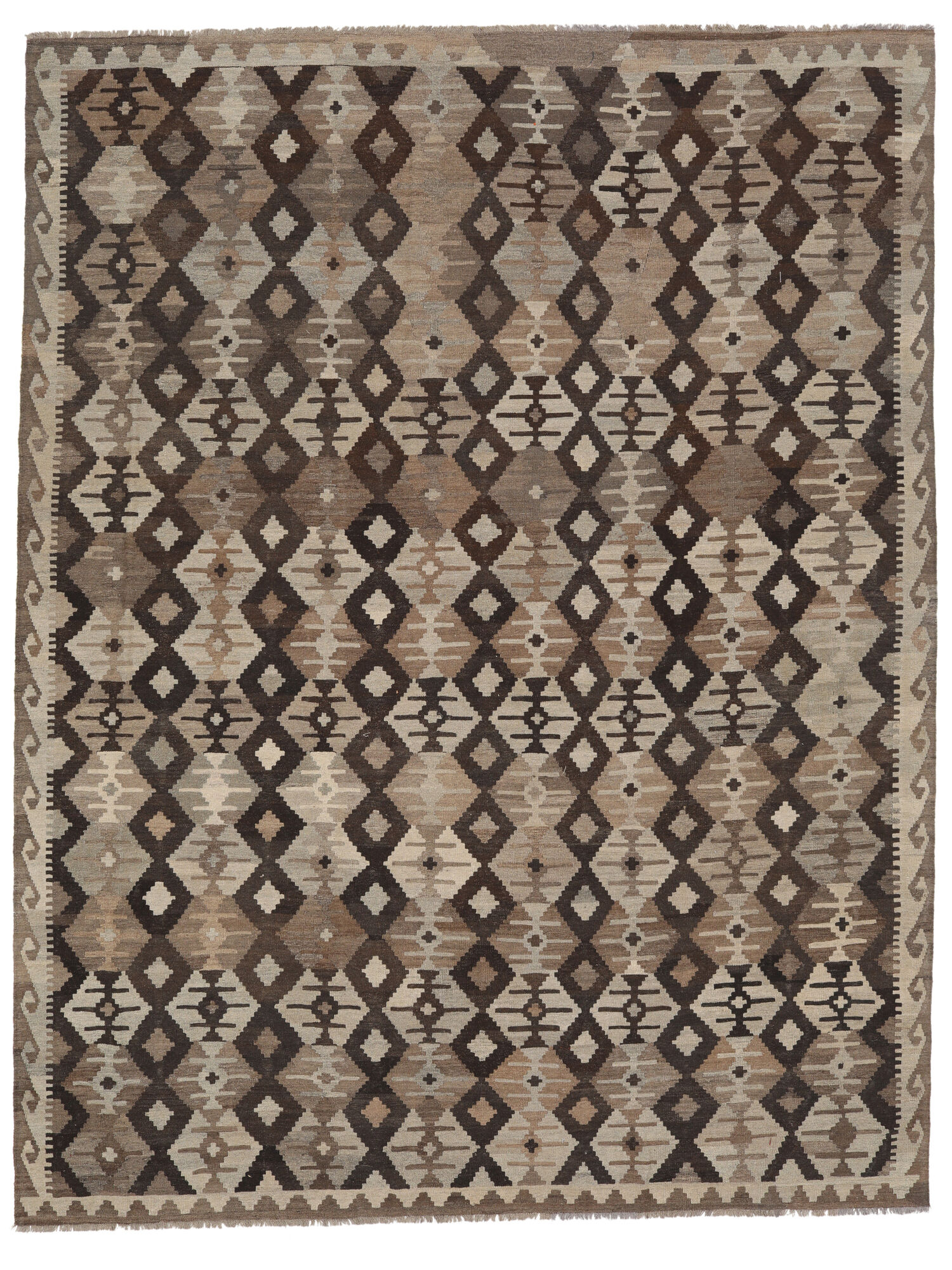 
    Kilim Afghan Old style - Brown - 300 x 389 cm
  