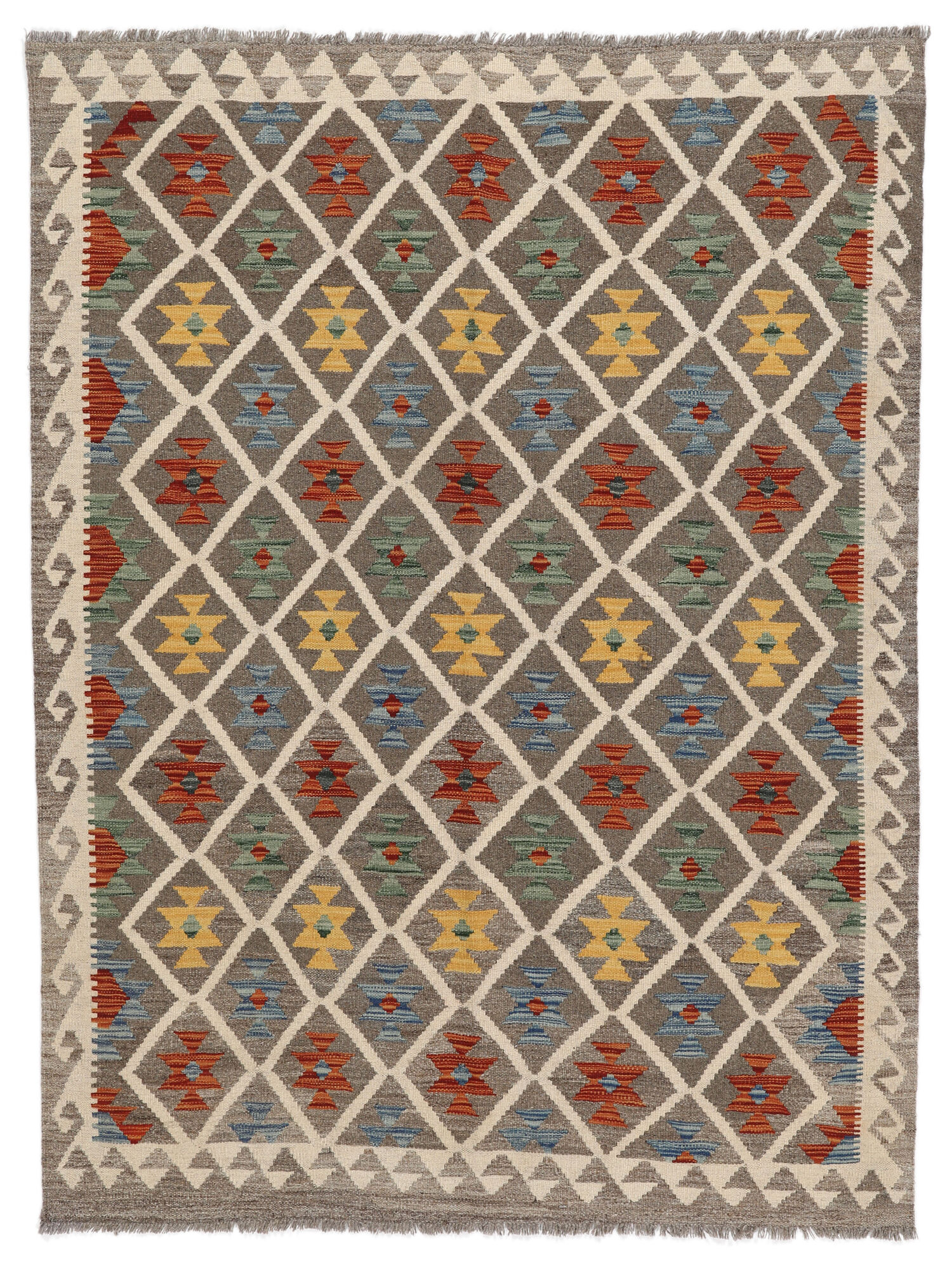 Kelim Afghan Old Stil Teppich 149×202