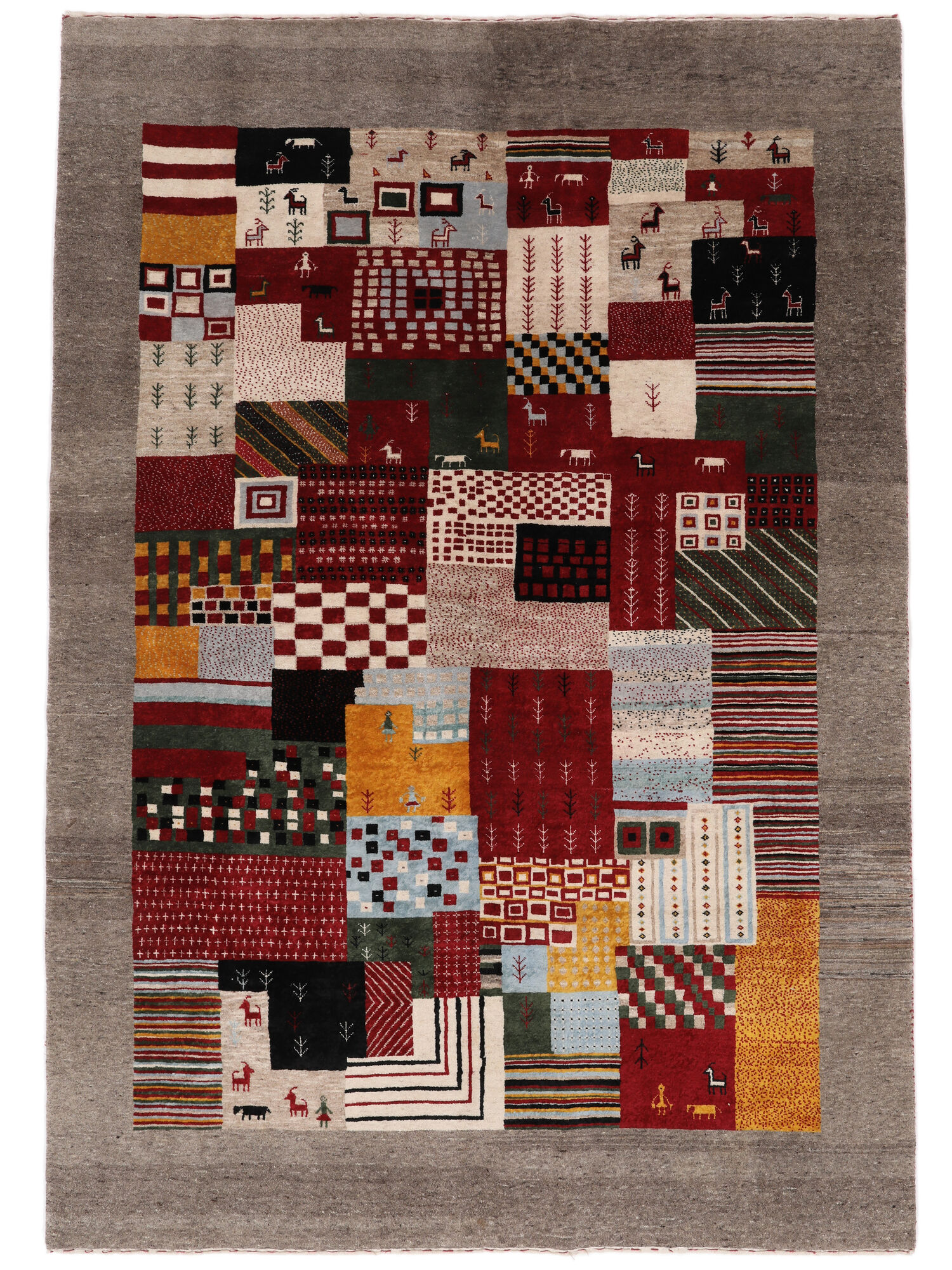 Gabbeh Loribaft Matta 164x238