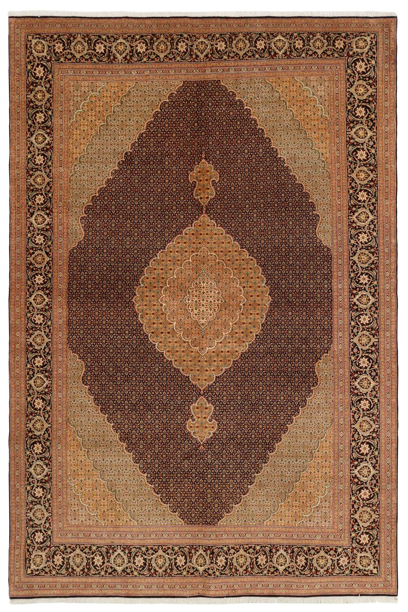 
    Tabriz 50 Mahi - Brown - 201 x 307 cm
  