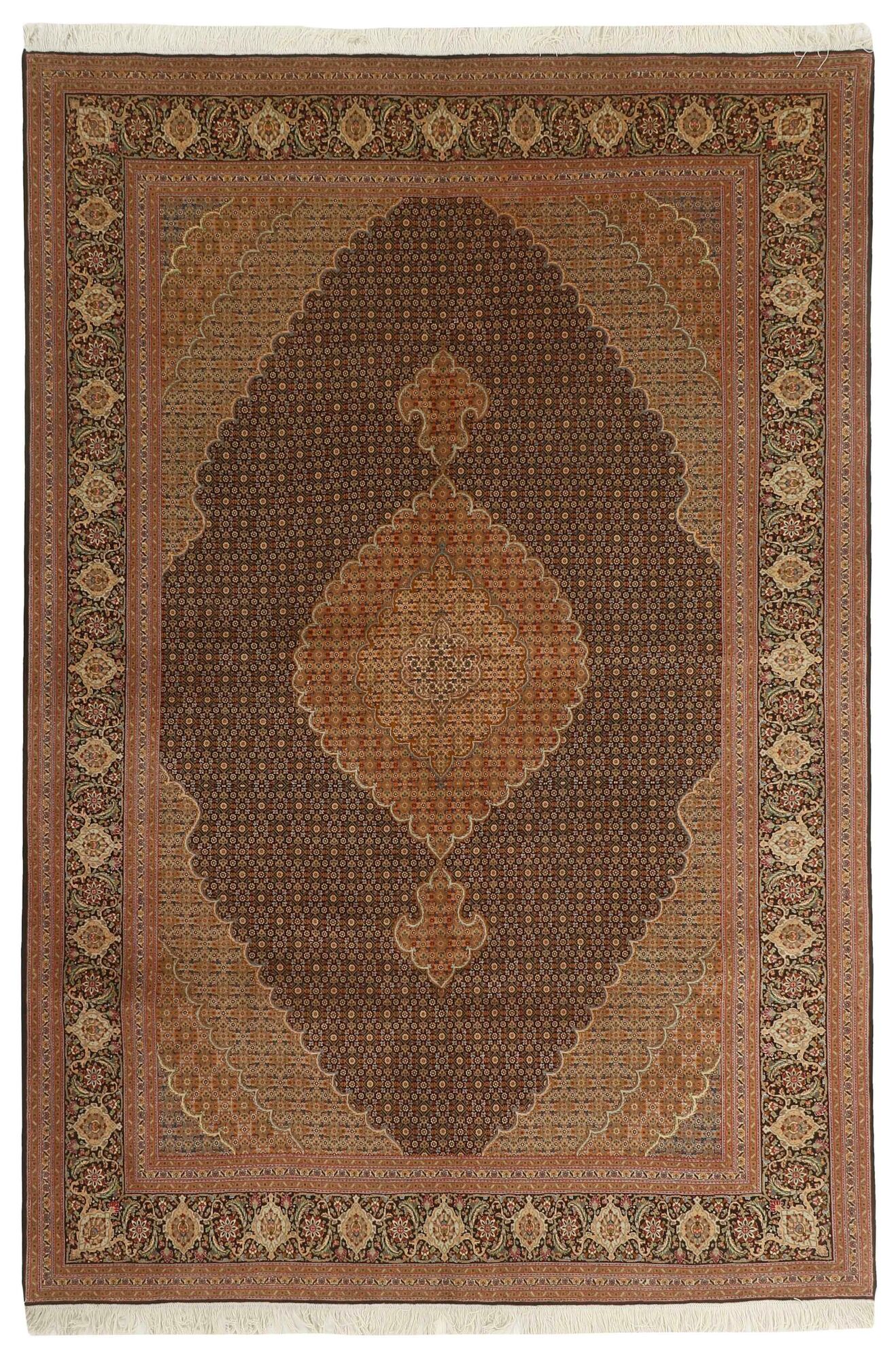 
    Tabriz 50 Mahi - Brown - 207 x 306 cm
  